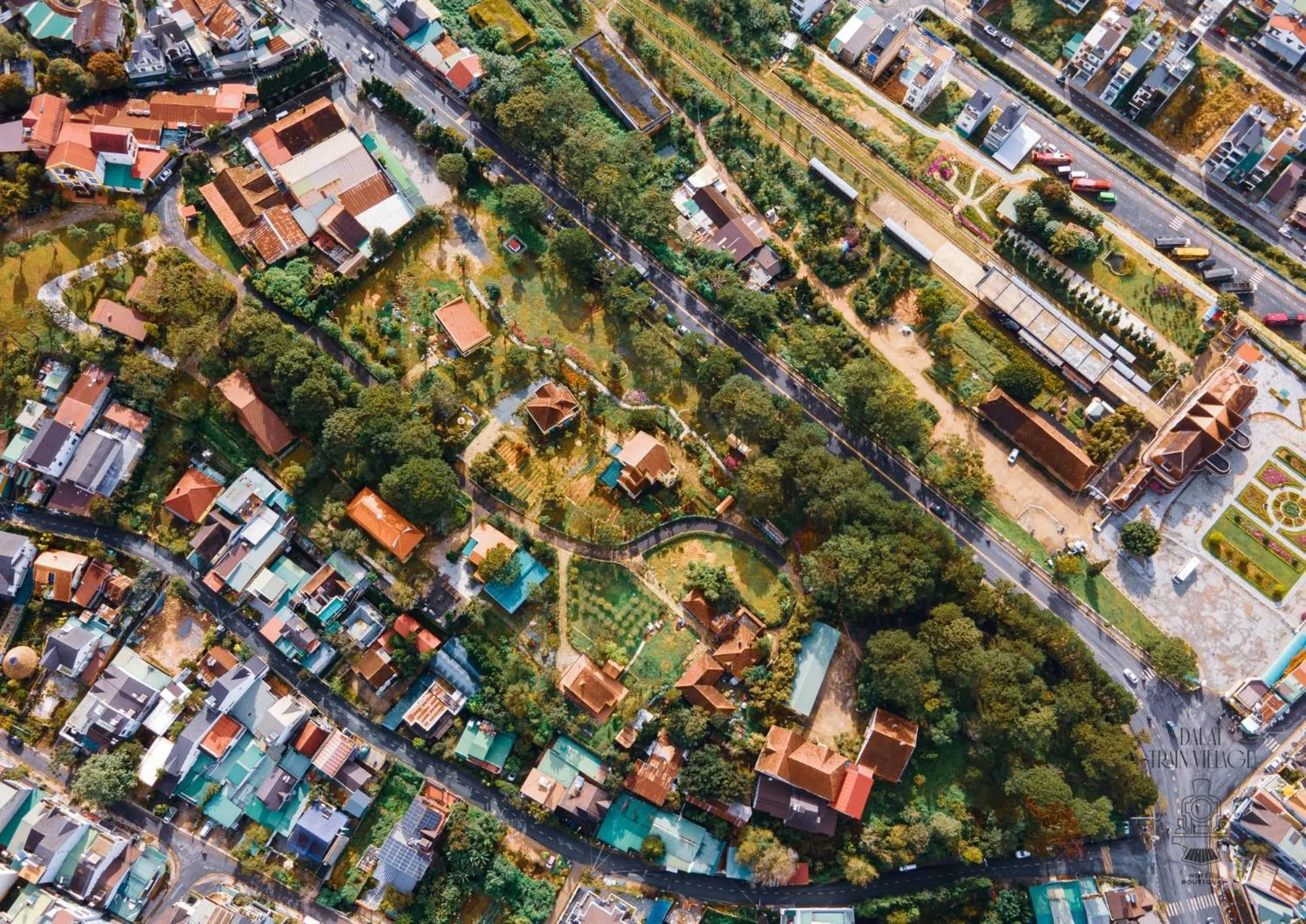 Property building in Dalat Train Village