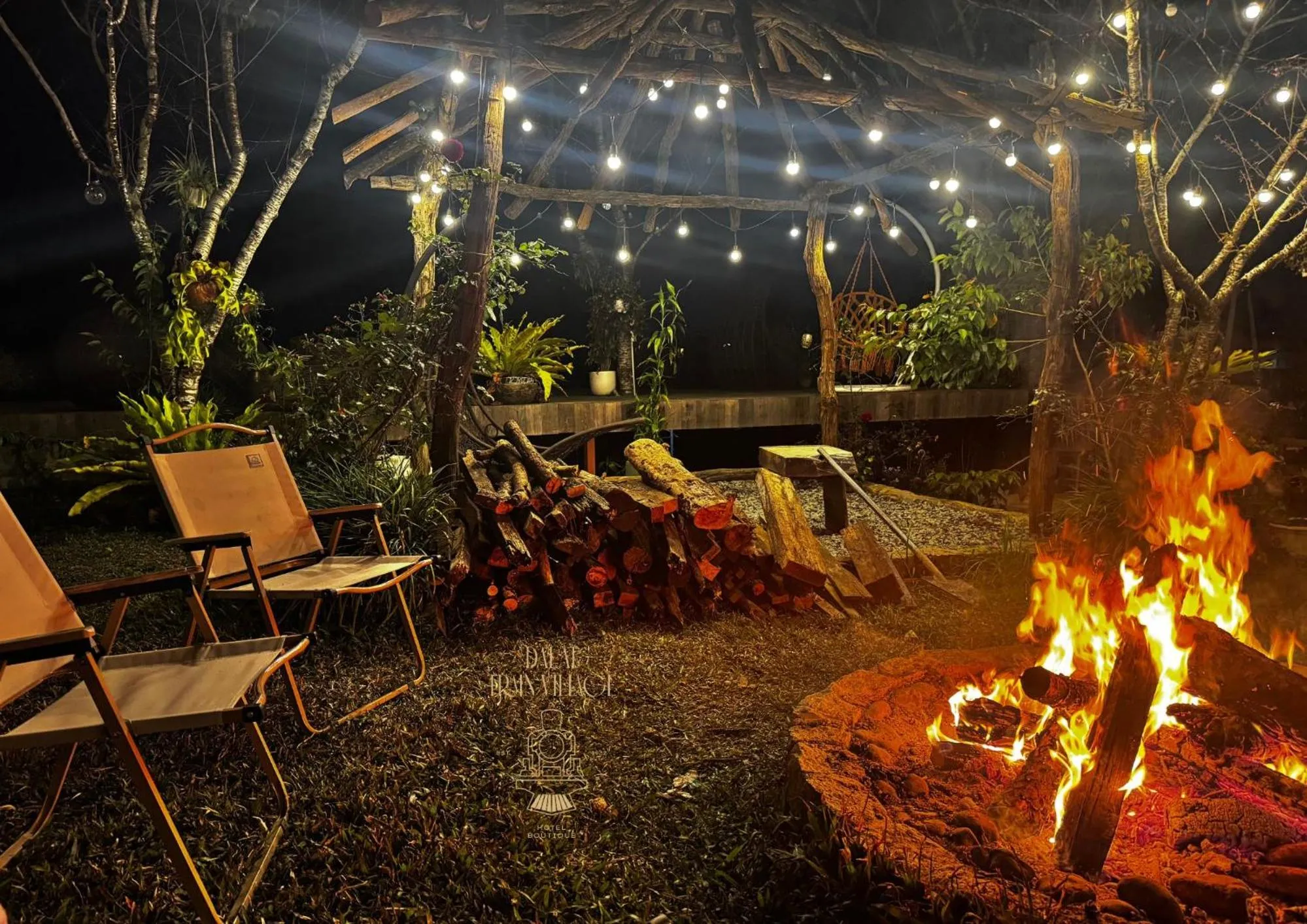 Night in Dalat Train Village