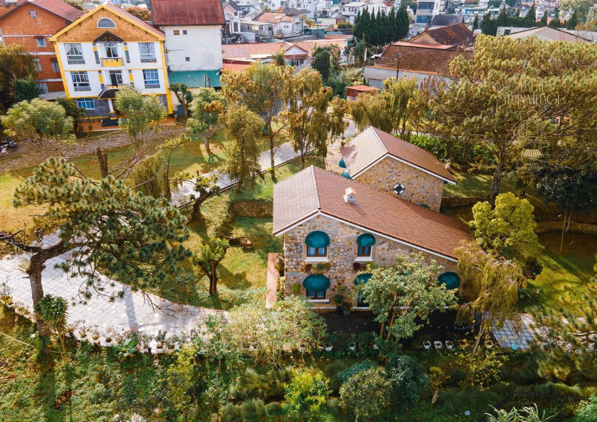 Property building in Dalat Train Village