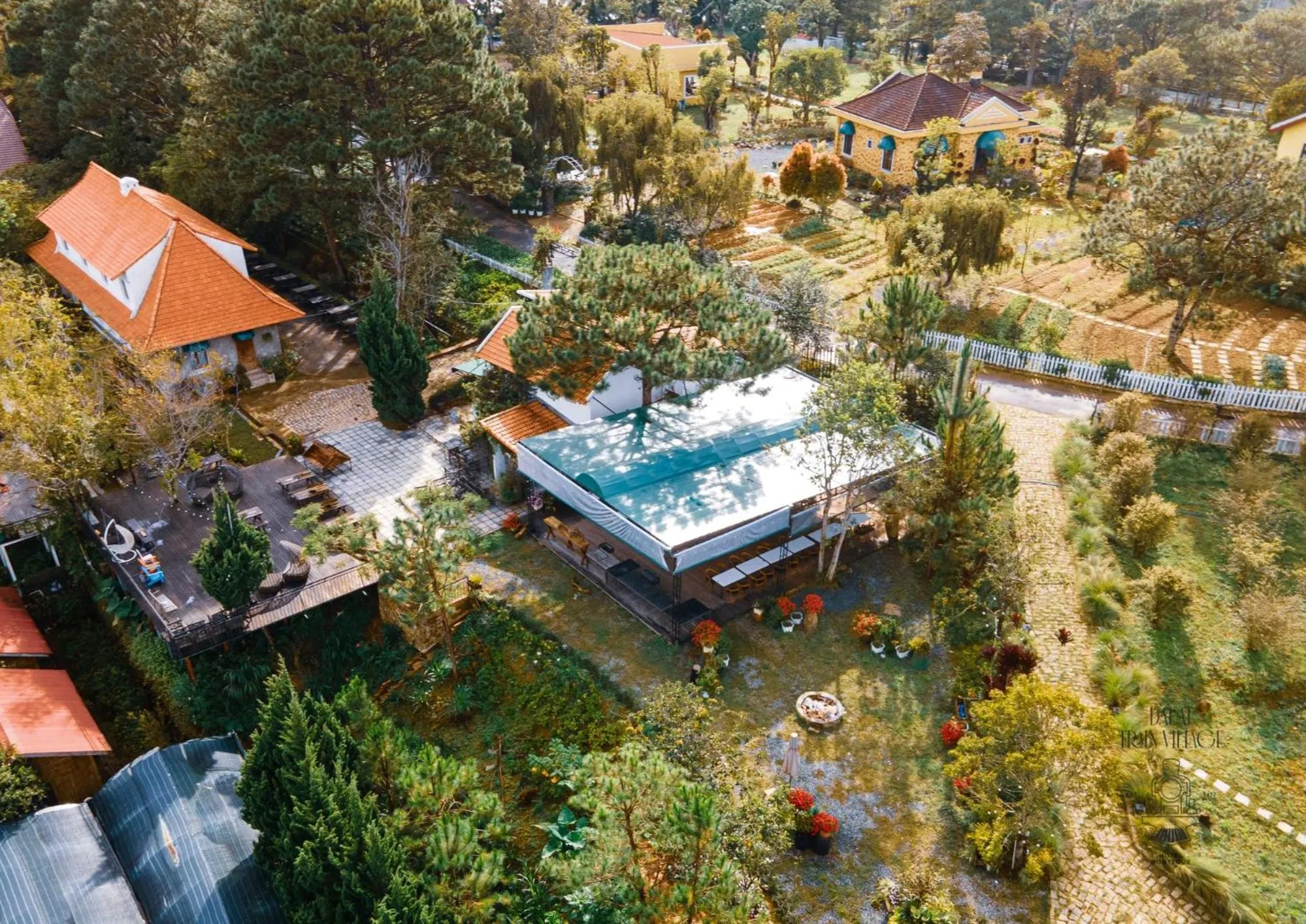 Property building in Dalat Train Village