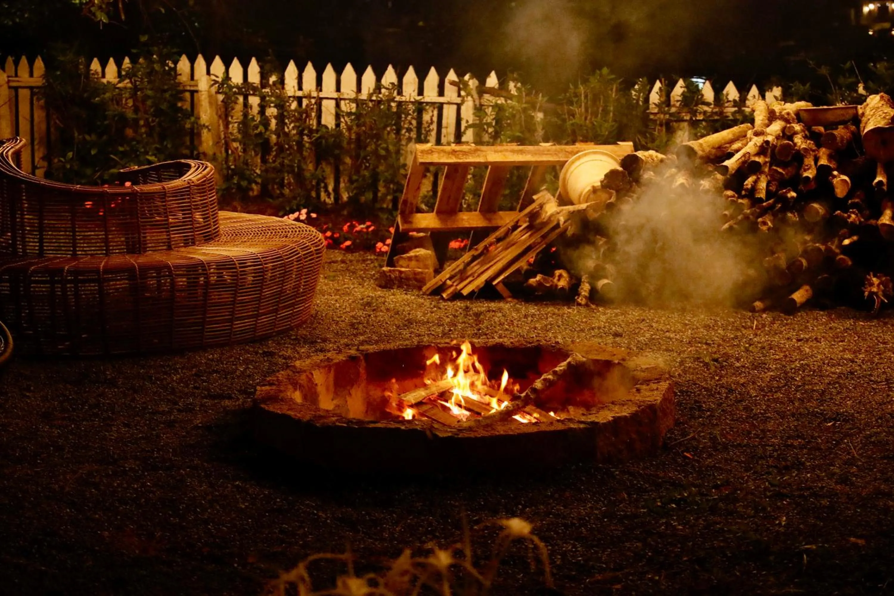 BBQ facilities in Dalat Train Village