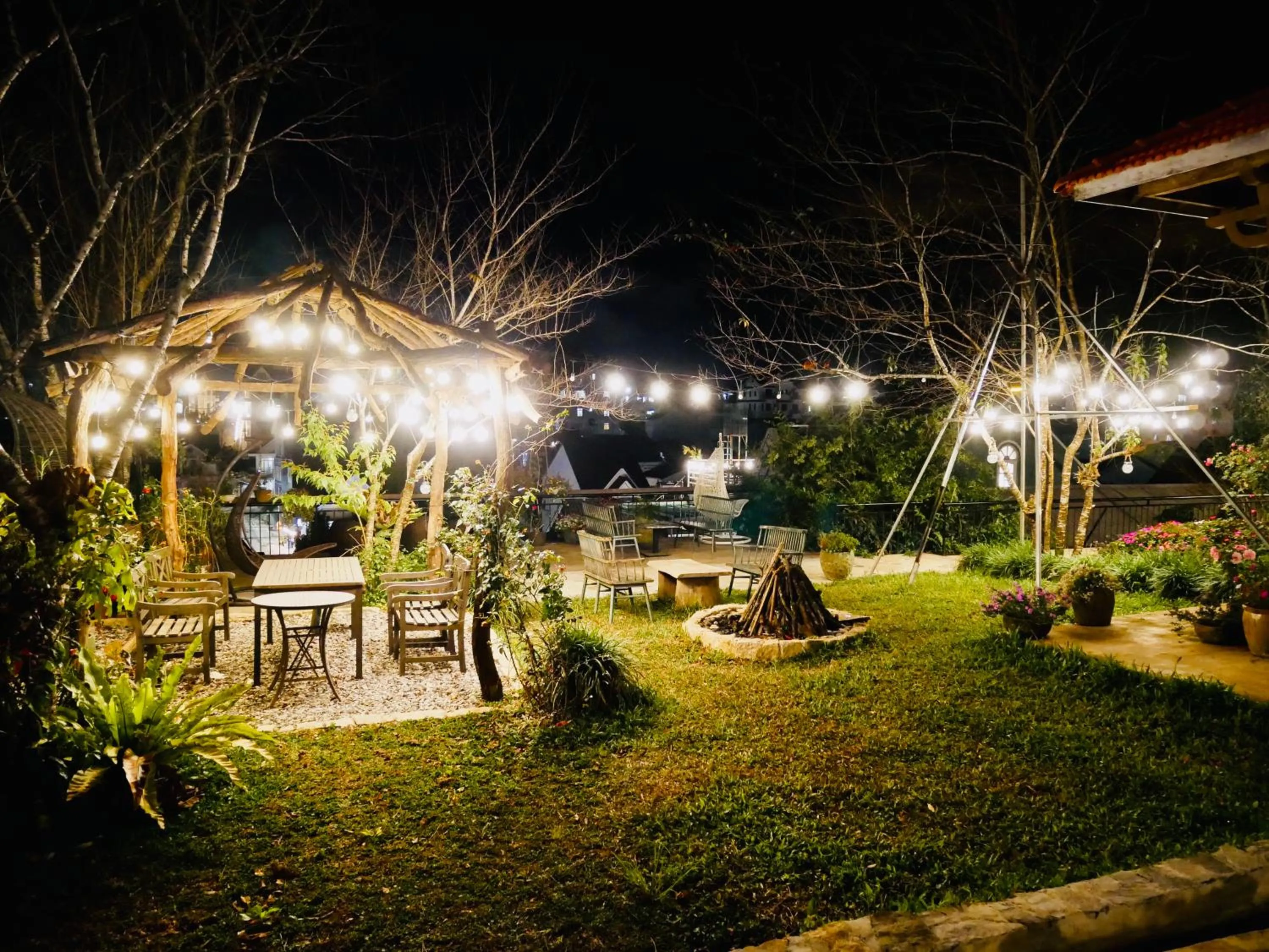 Patio in Dalat Train Village