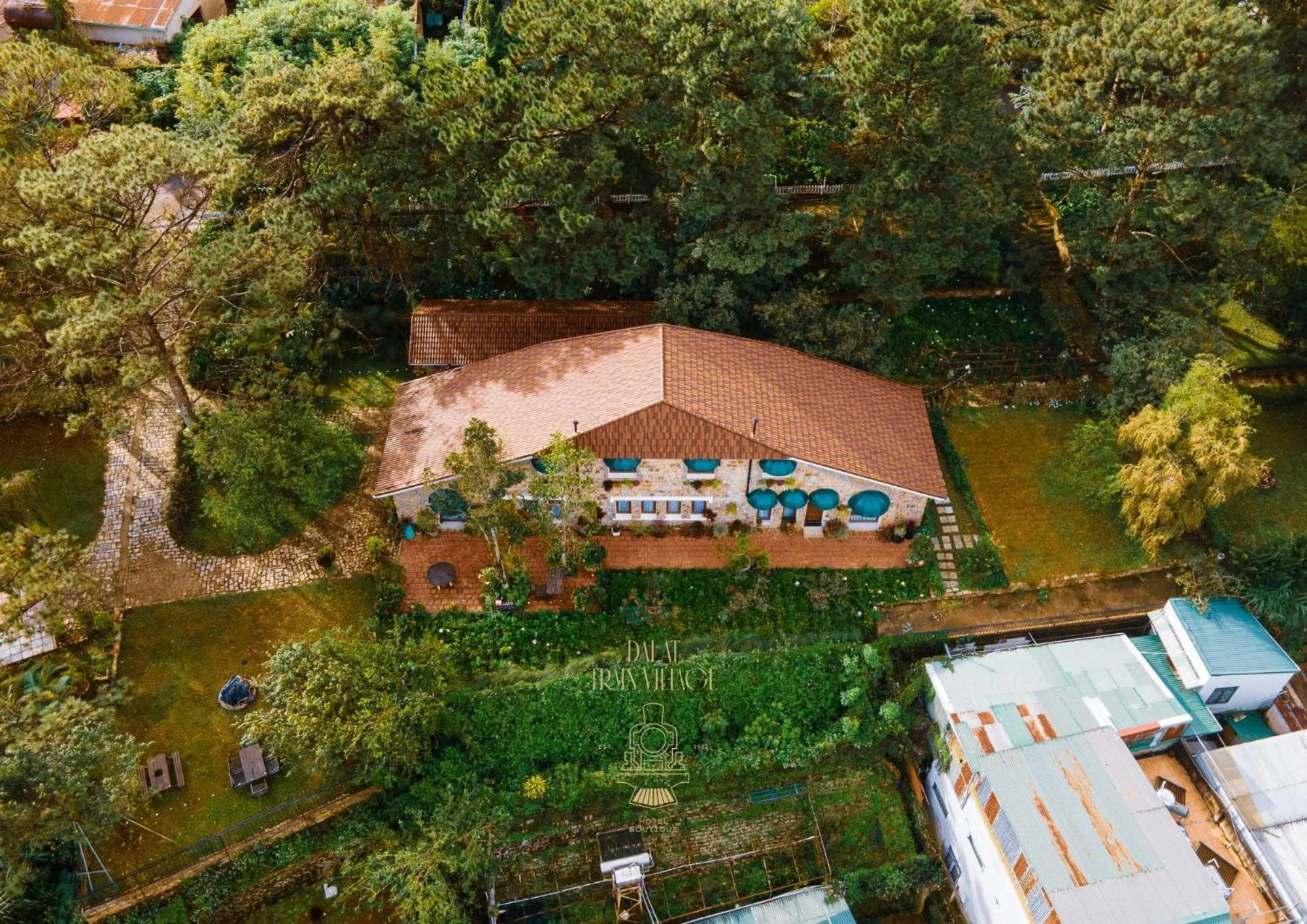 Property building in Dalat Train Village