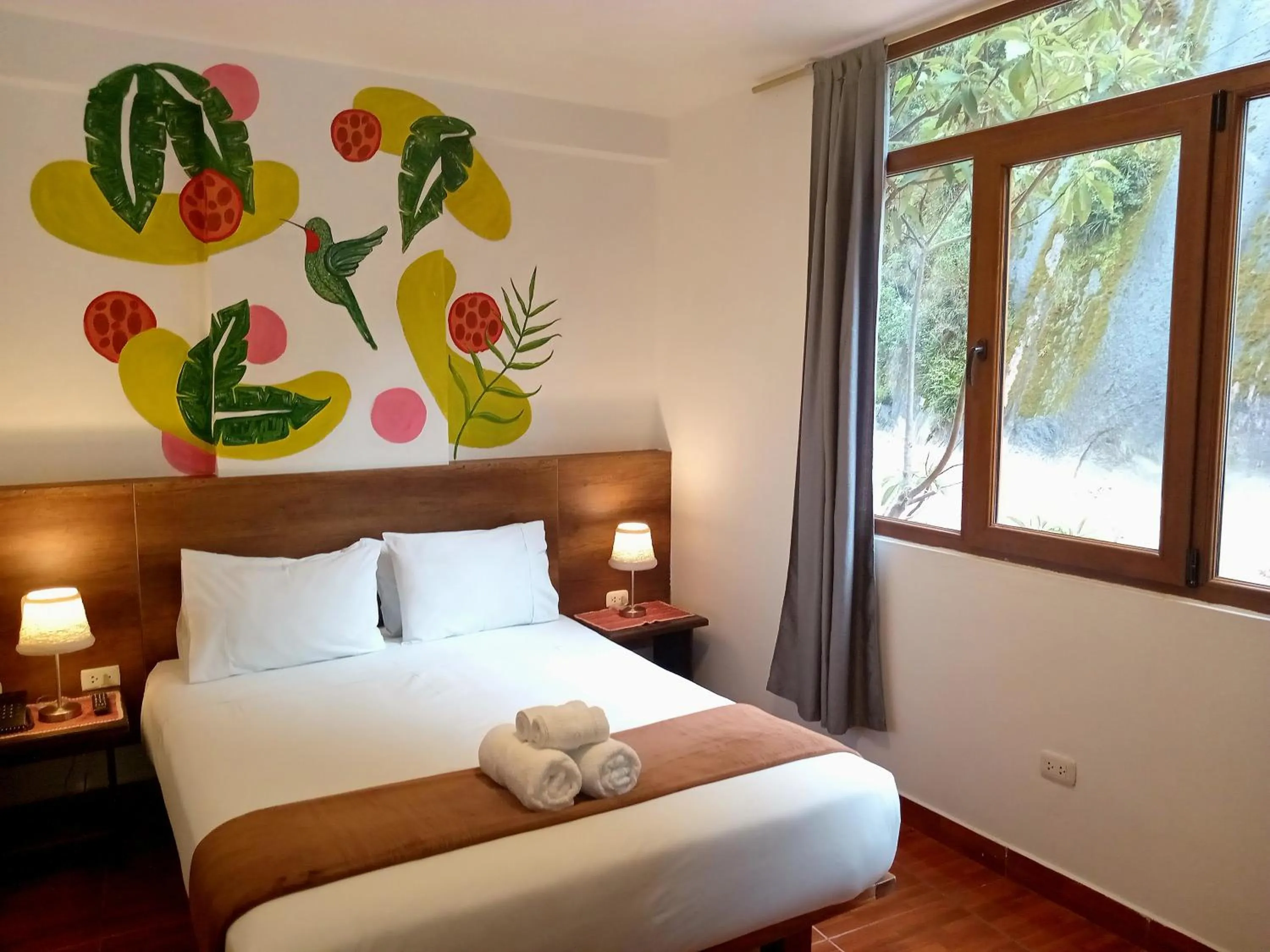 Bed in Susanna Inn MachuPicchu Hotel