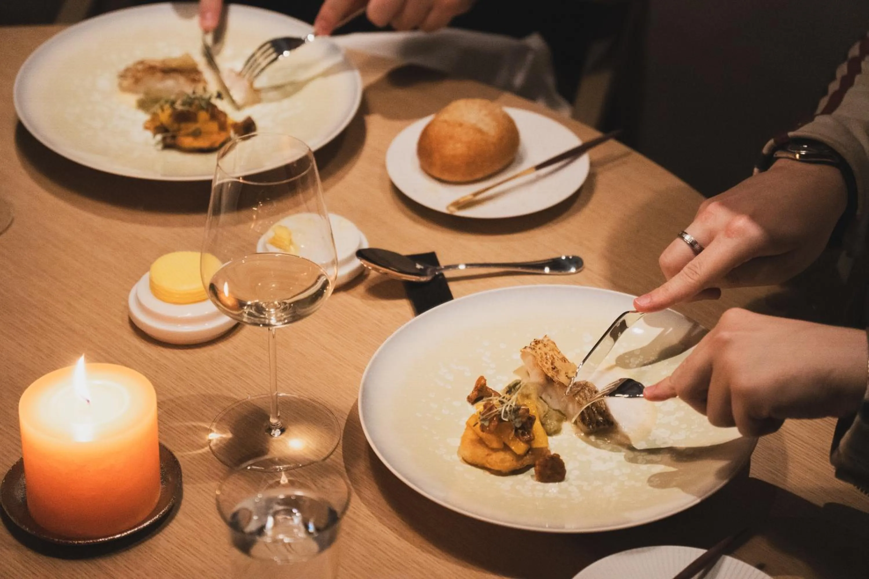 Food and drinks in UMITO Kamakura Koshigoe
