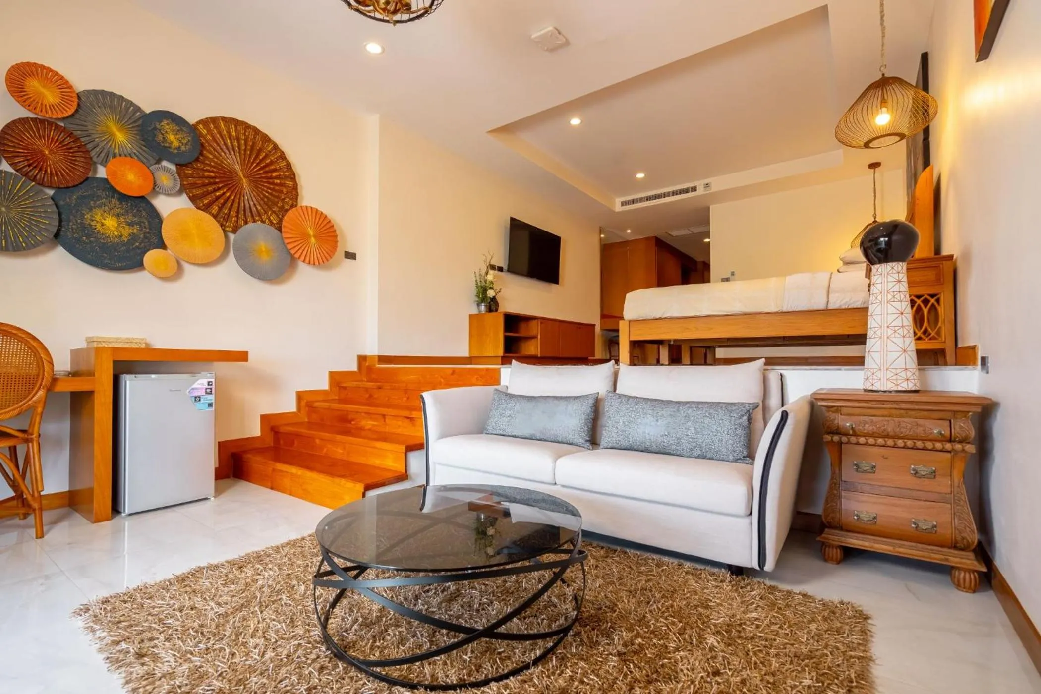 Living room in Ocean Pearl Seaview Residence