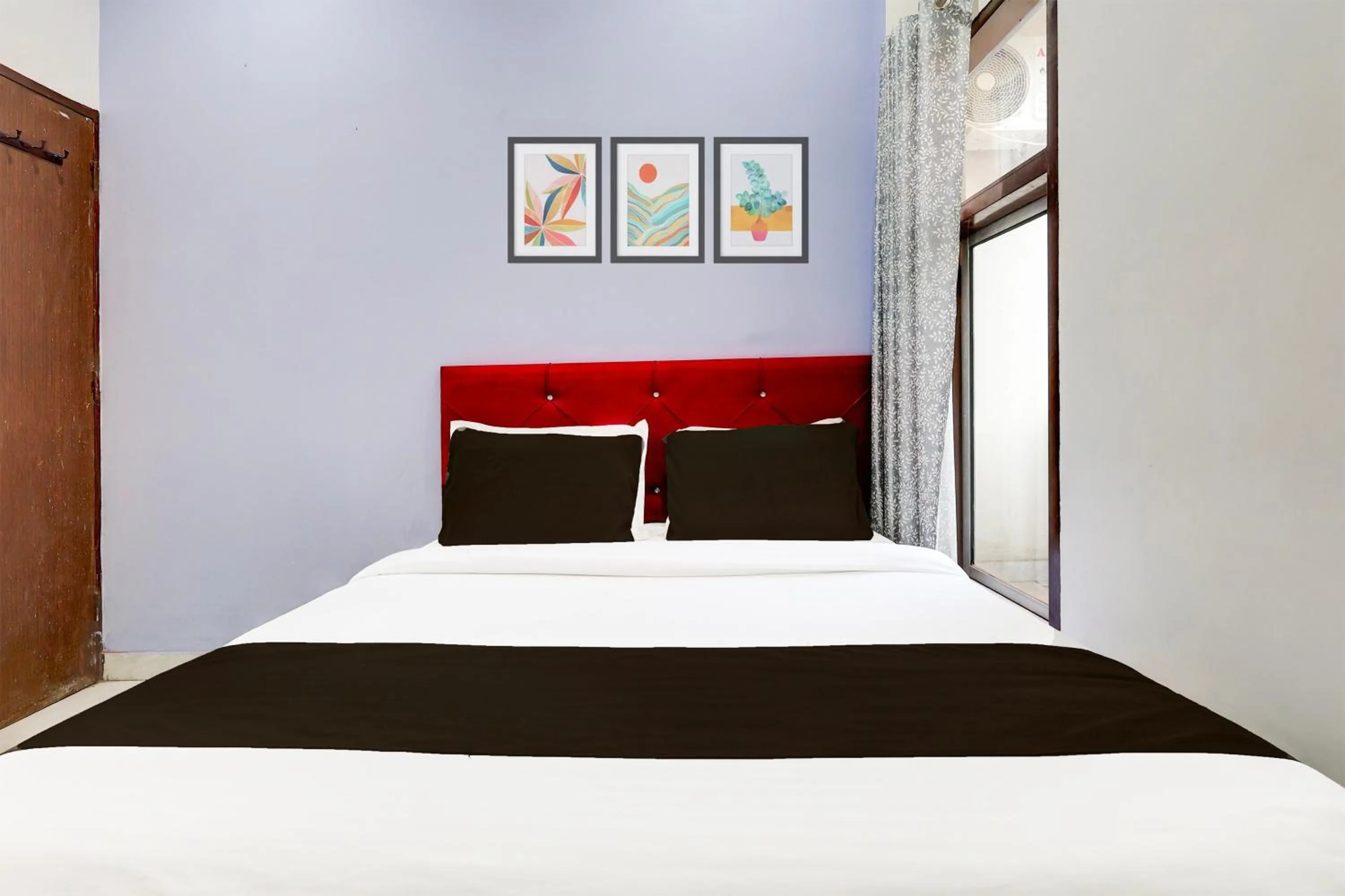 Bedroom, Bed in Super Hotel O Ambedkar Chowk Rewari formerly Hotel Shree