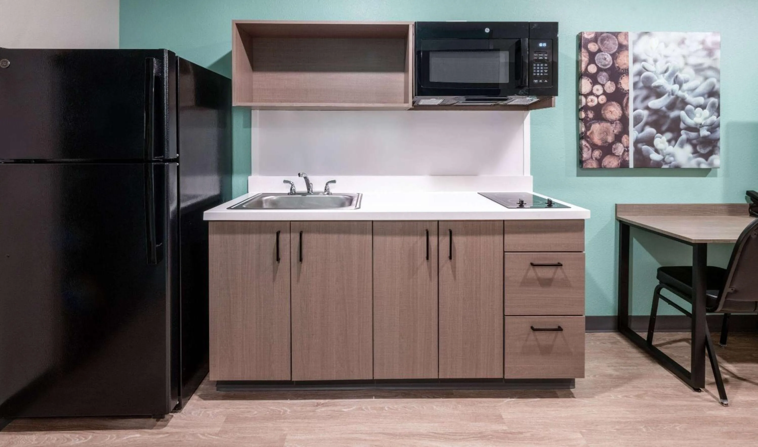 Kitchen or kitchenette in ECHO Suites Extended Stay by Wyndham Nashville/ Gallatin