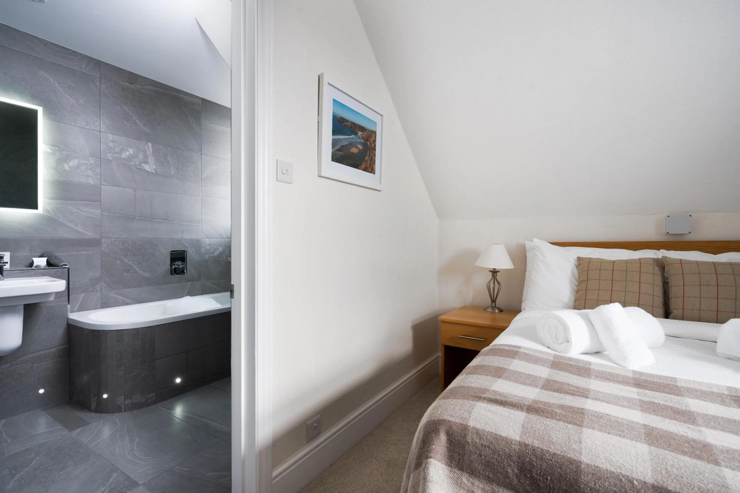 Bed in The Land's End Hotel