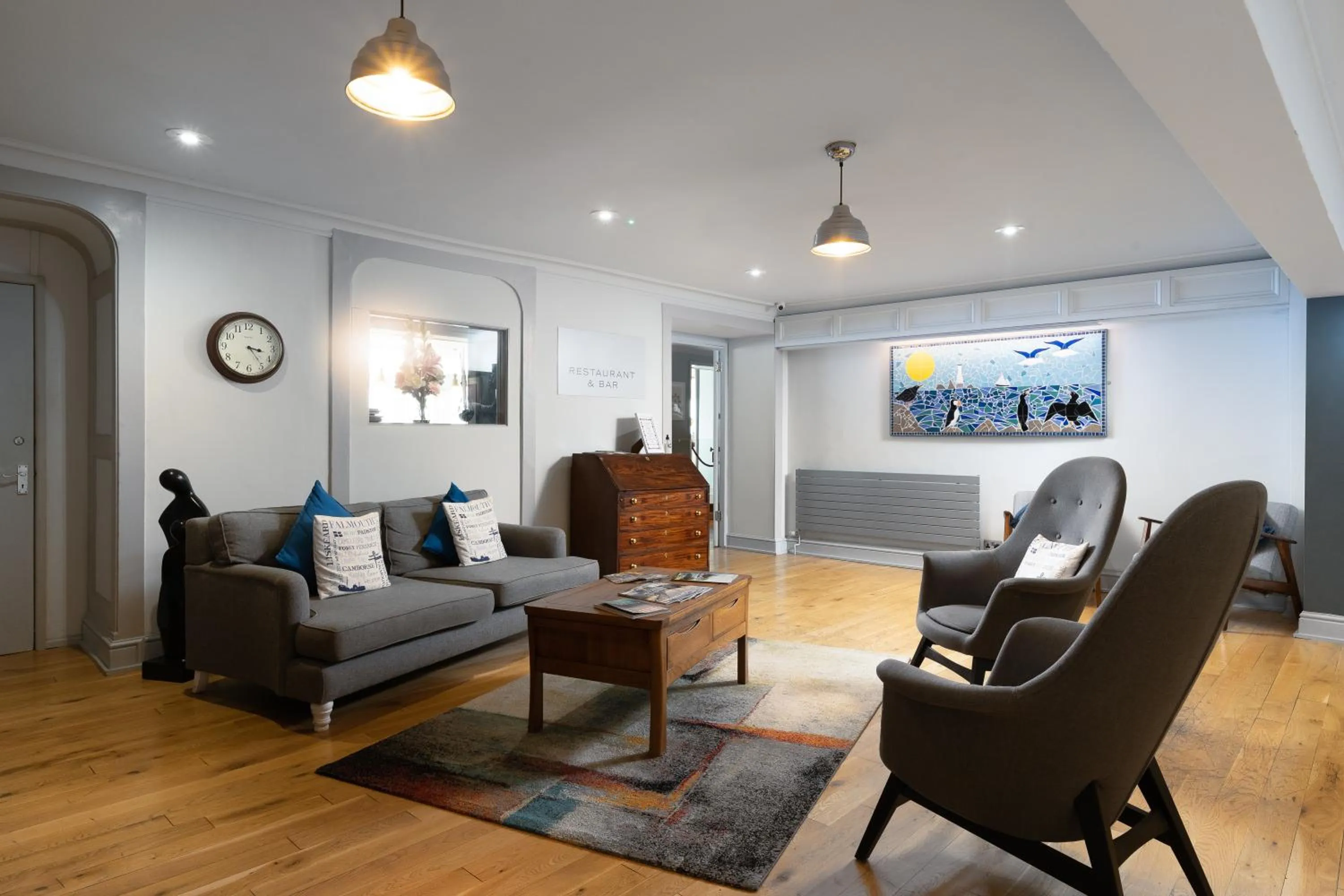 Living room in The Land's End Hotel