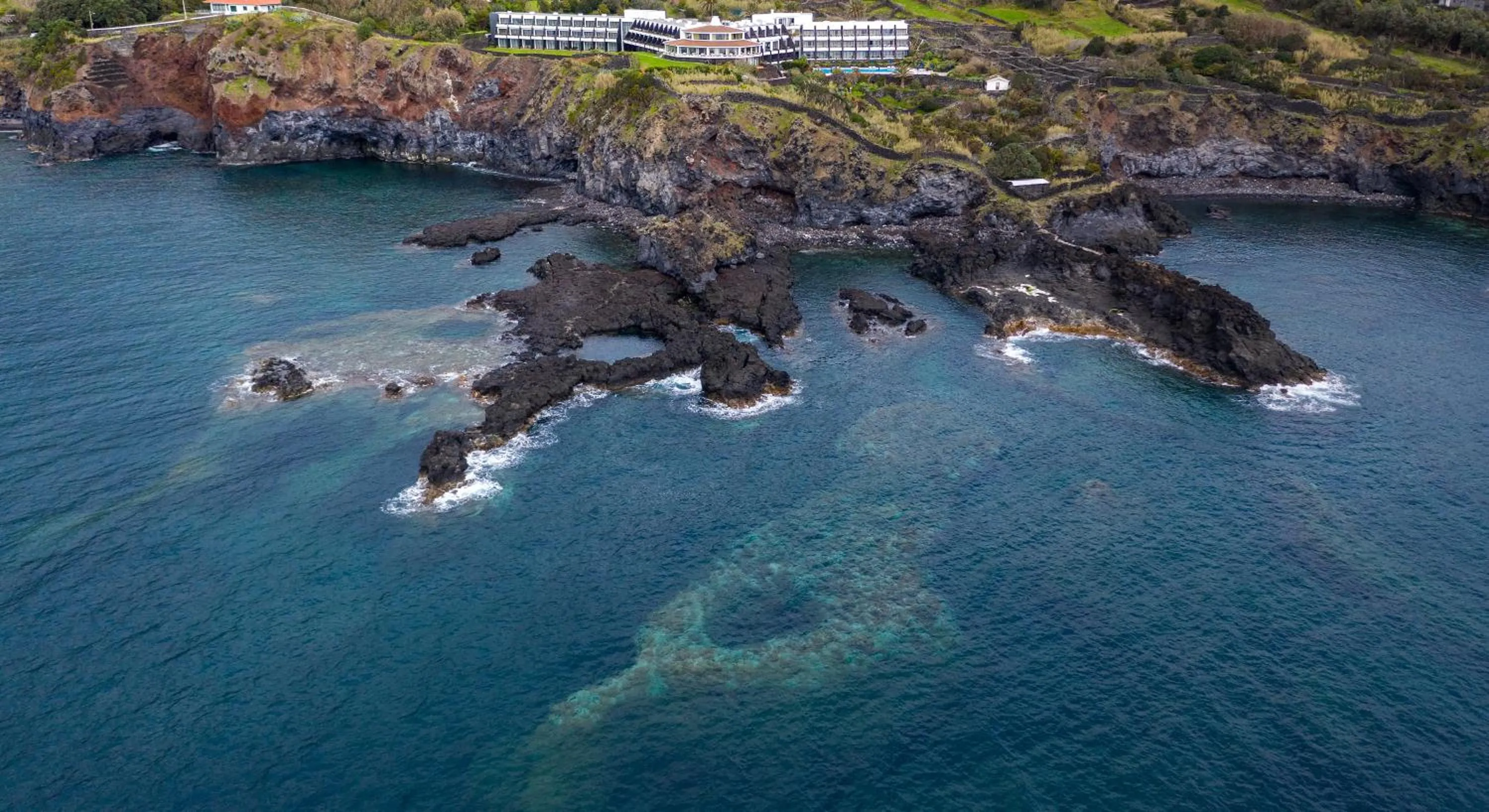 Bird's eye view in Caloura Hotel Resort