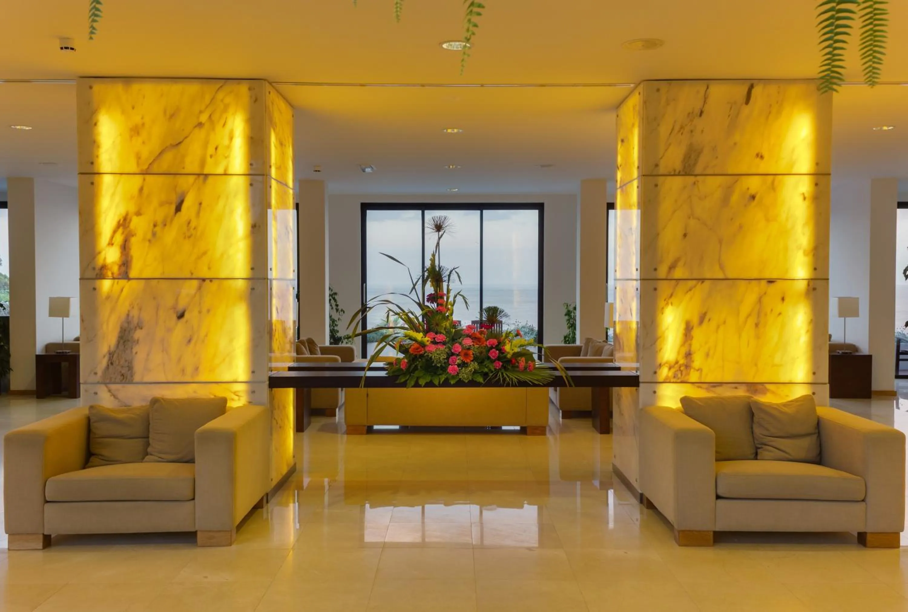 Lobby or reception in Caloura Hotel Resort