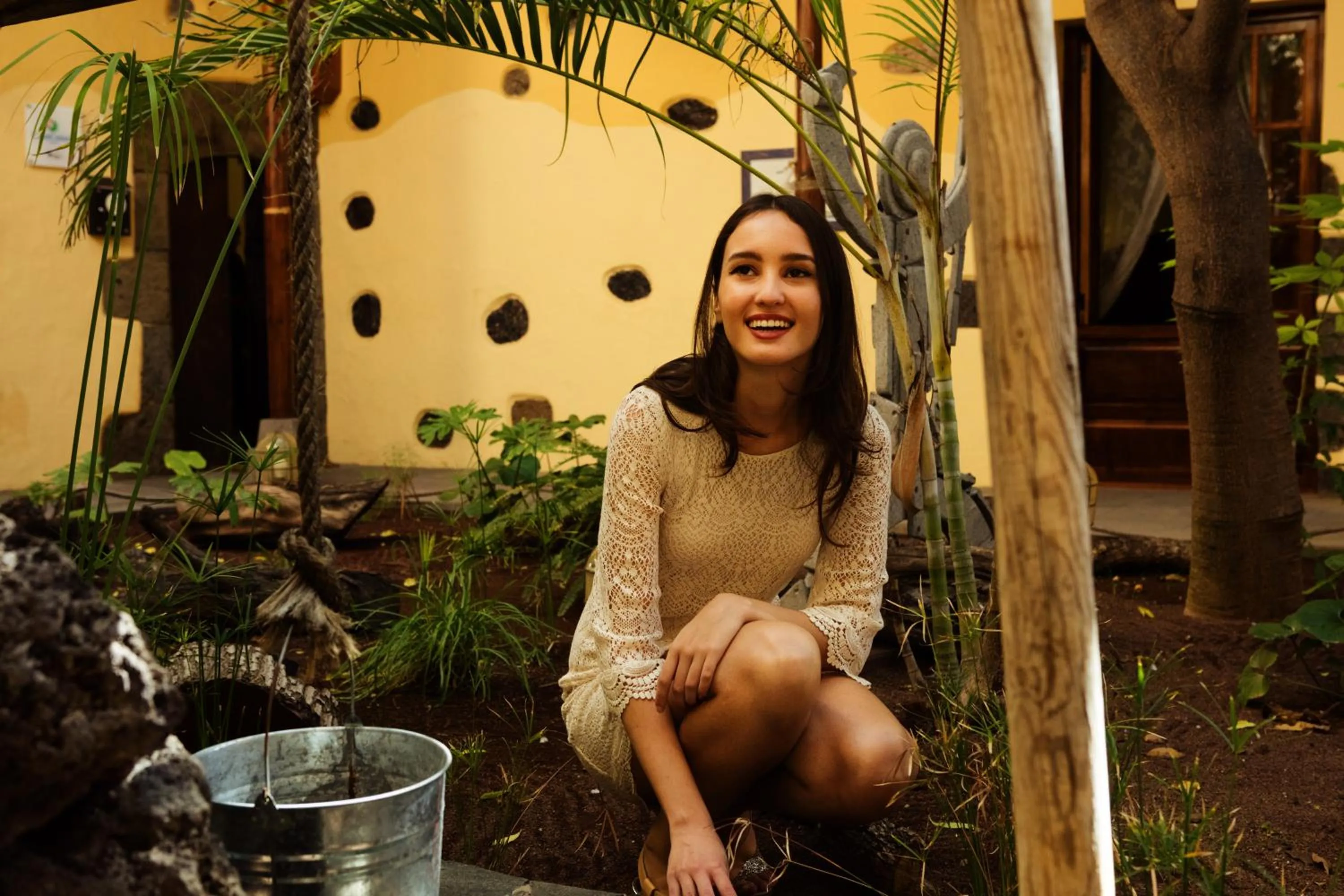 Patio in Hotel Rural Casa de Los Camellos