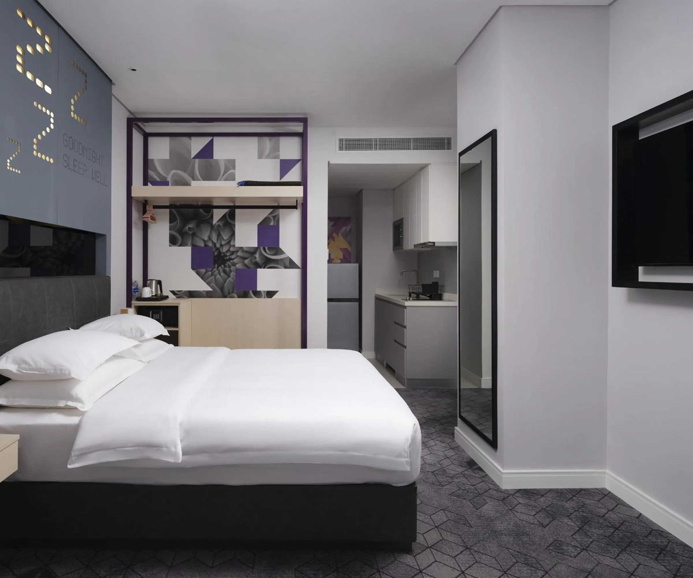 Bed in Studio M Muscat