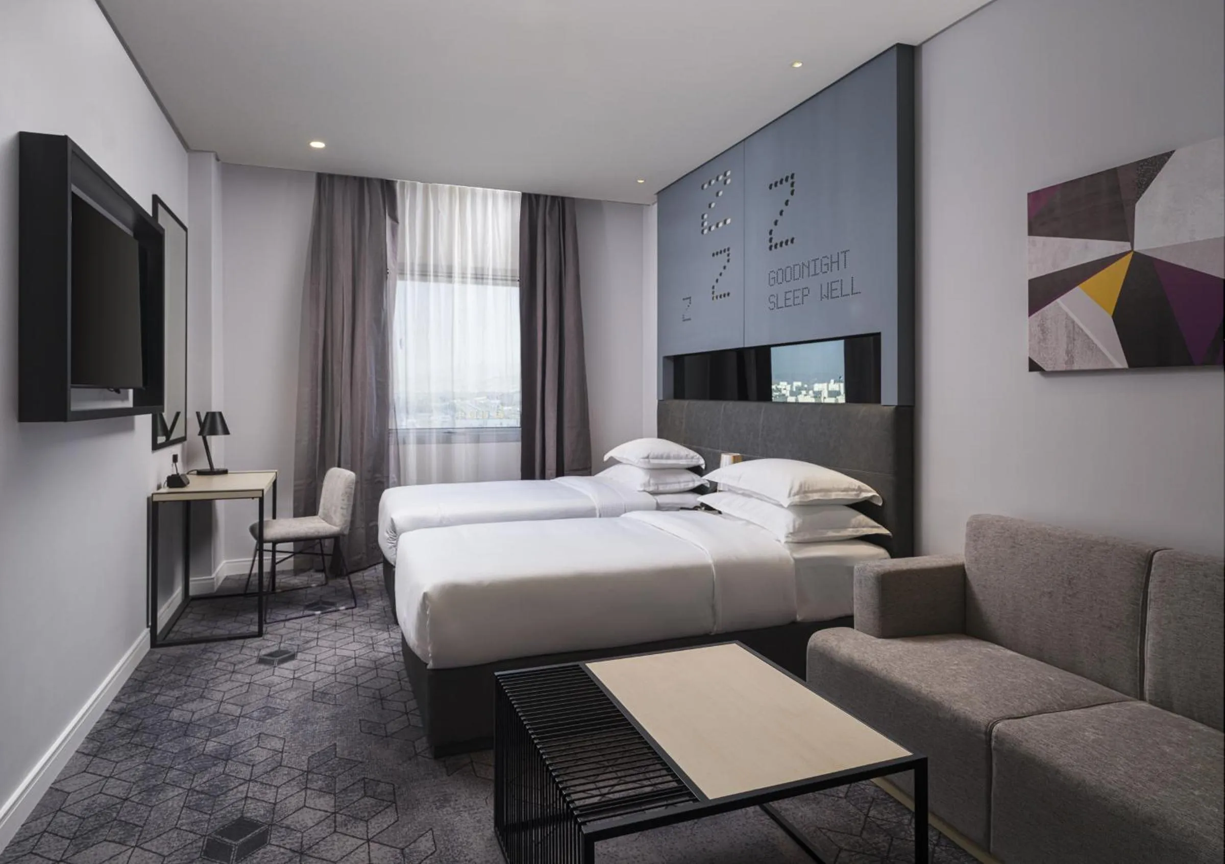 Bed in Studio M Muscat