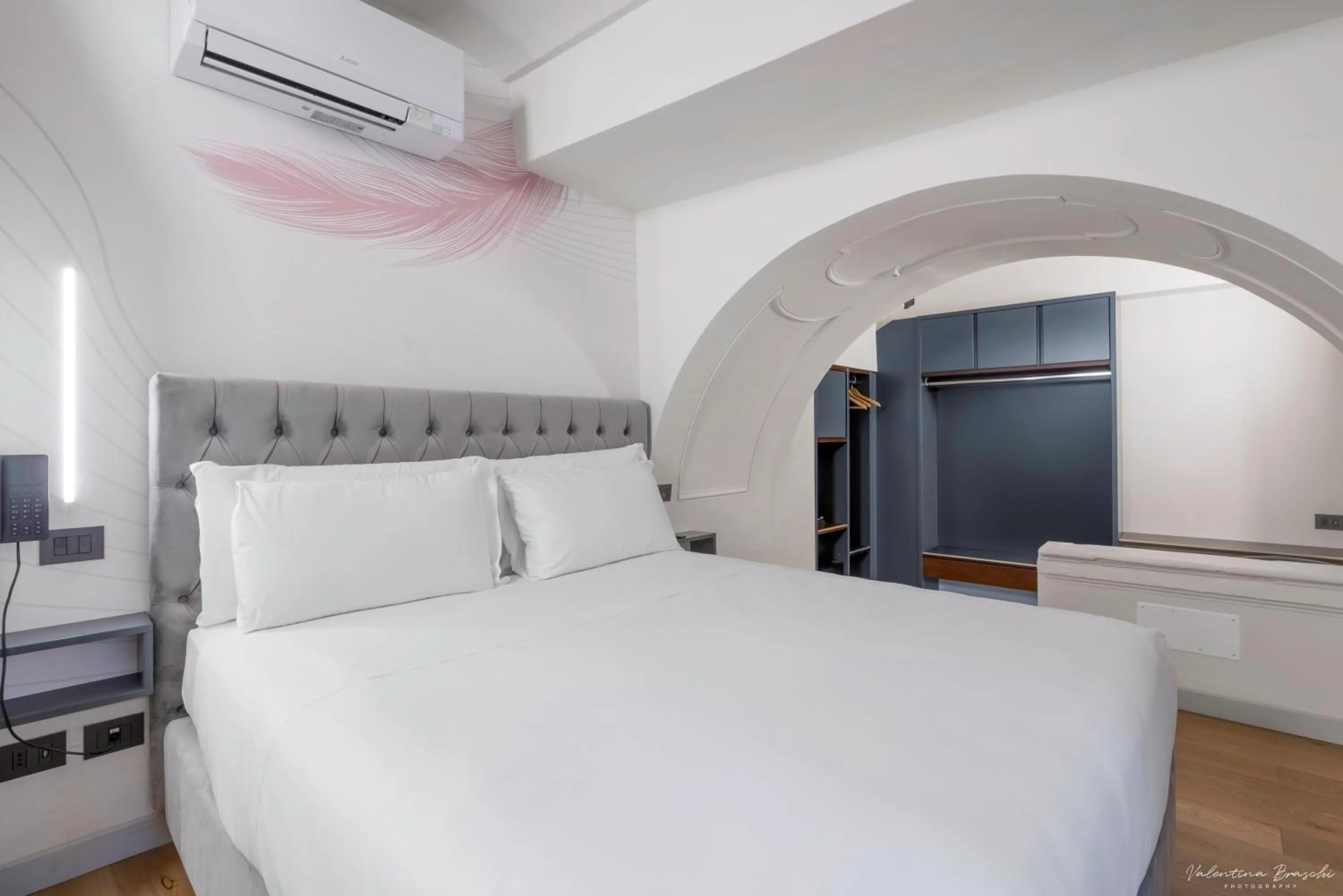 Bed in Hotel Adamas