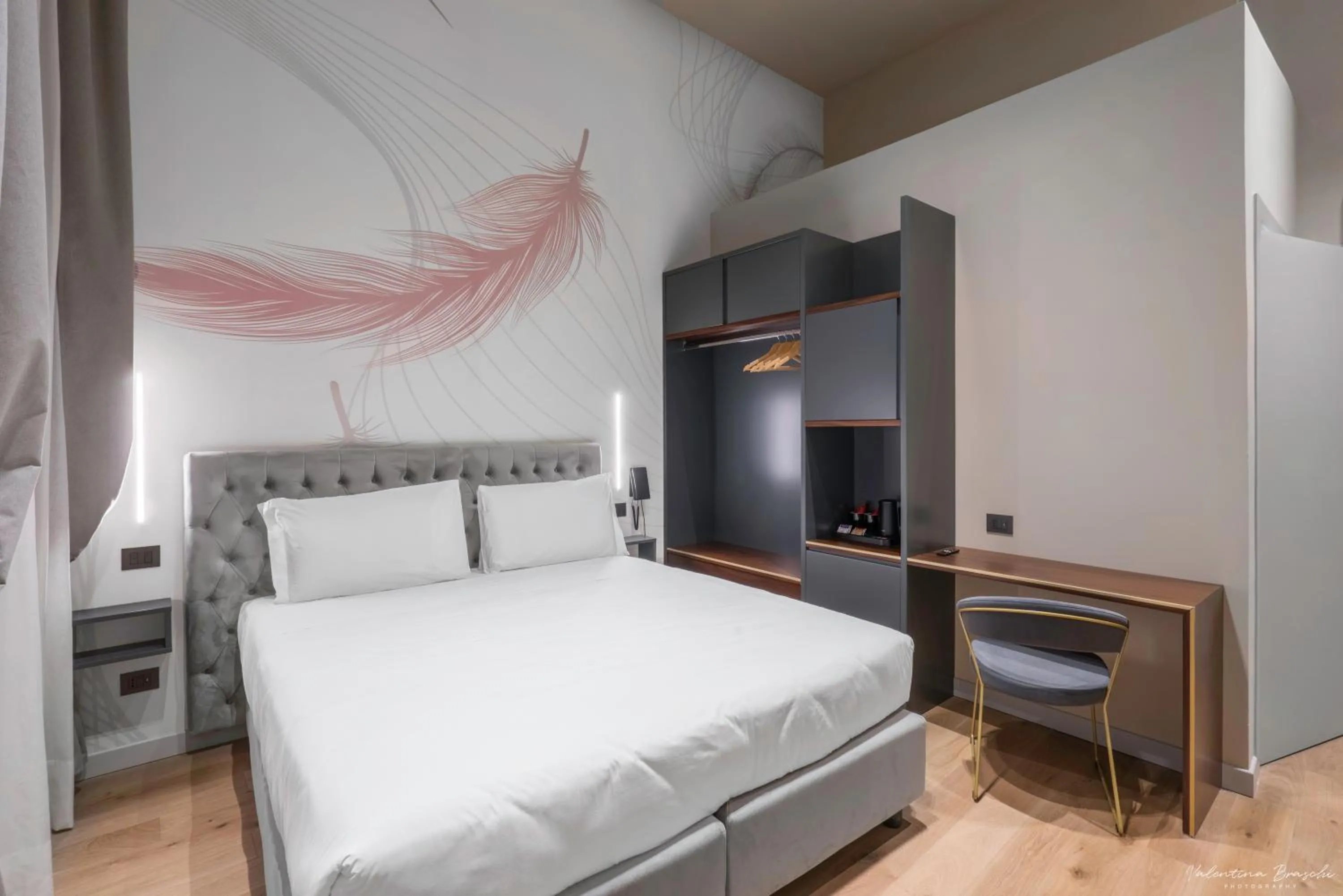 Bed in Hotel Adamas