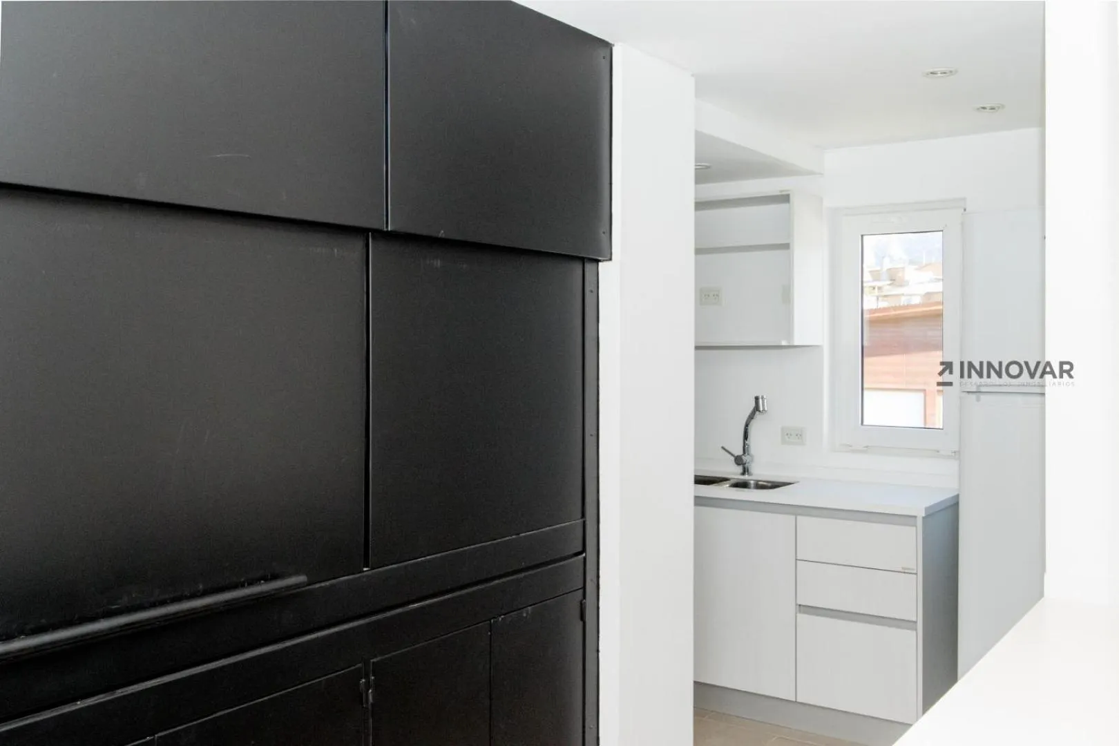 Kitchen or kitchenette in Terrazas Del Beagle Apartamentos