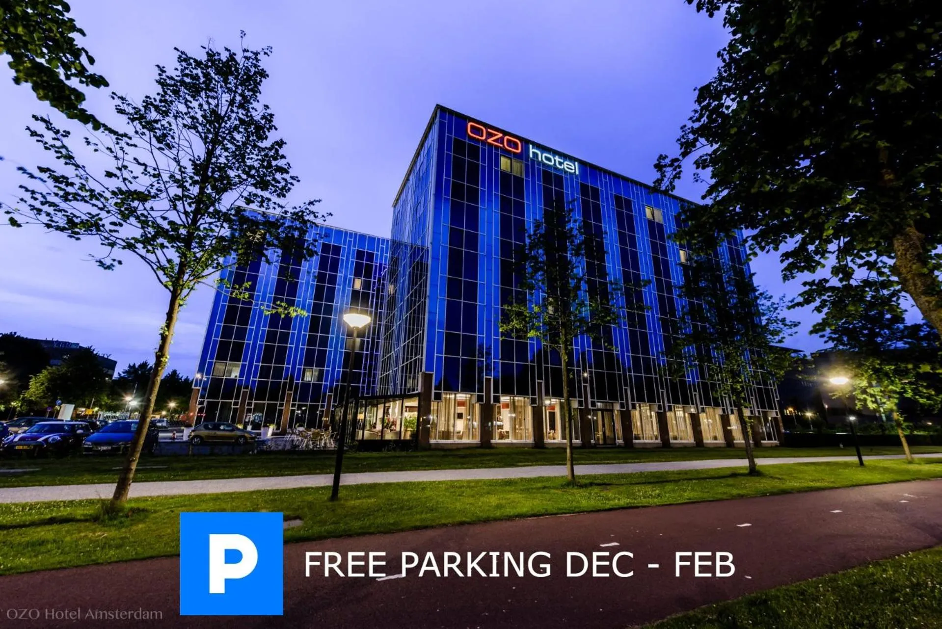 Property building in OZO Hotels Arena Amsterdam