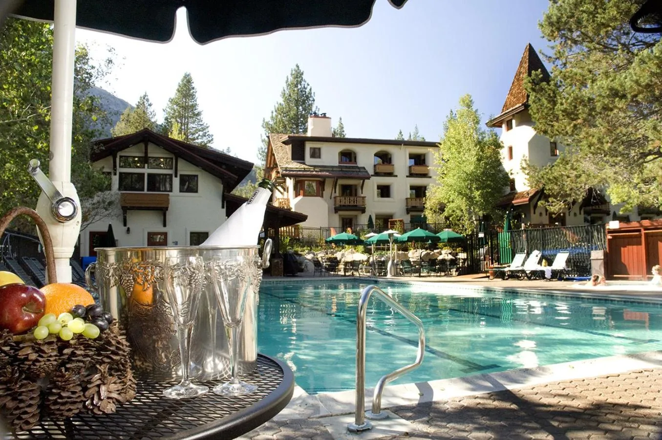 Swimming pool in GetAways at Olympic Village Inn