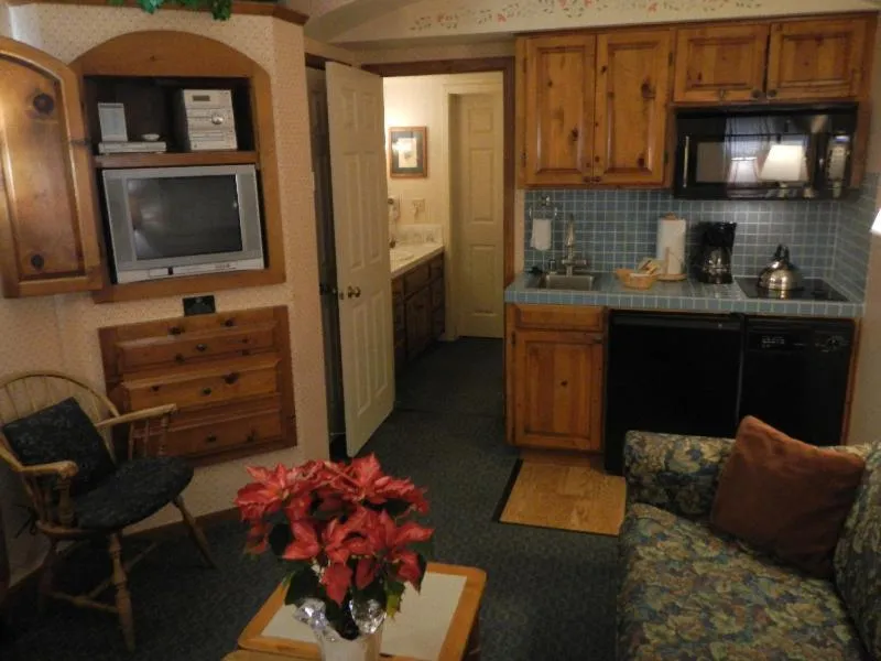 Living room in GetAways at Olympic Village Inn