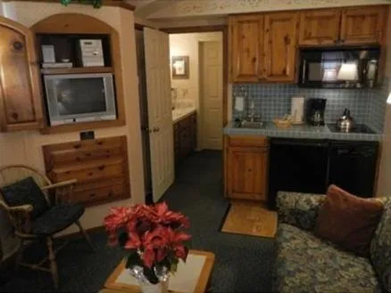 Living room in GetAways at Olympic Village Inn