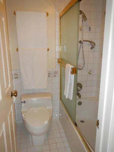 Bathroom in GetAways at Olympic Village Inn