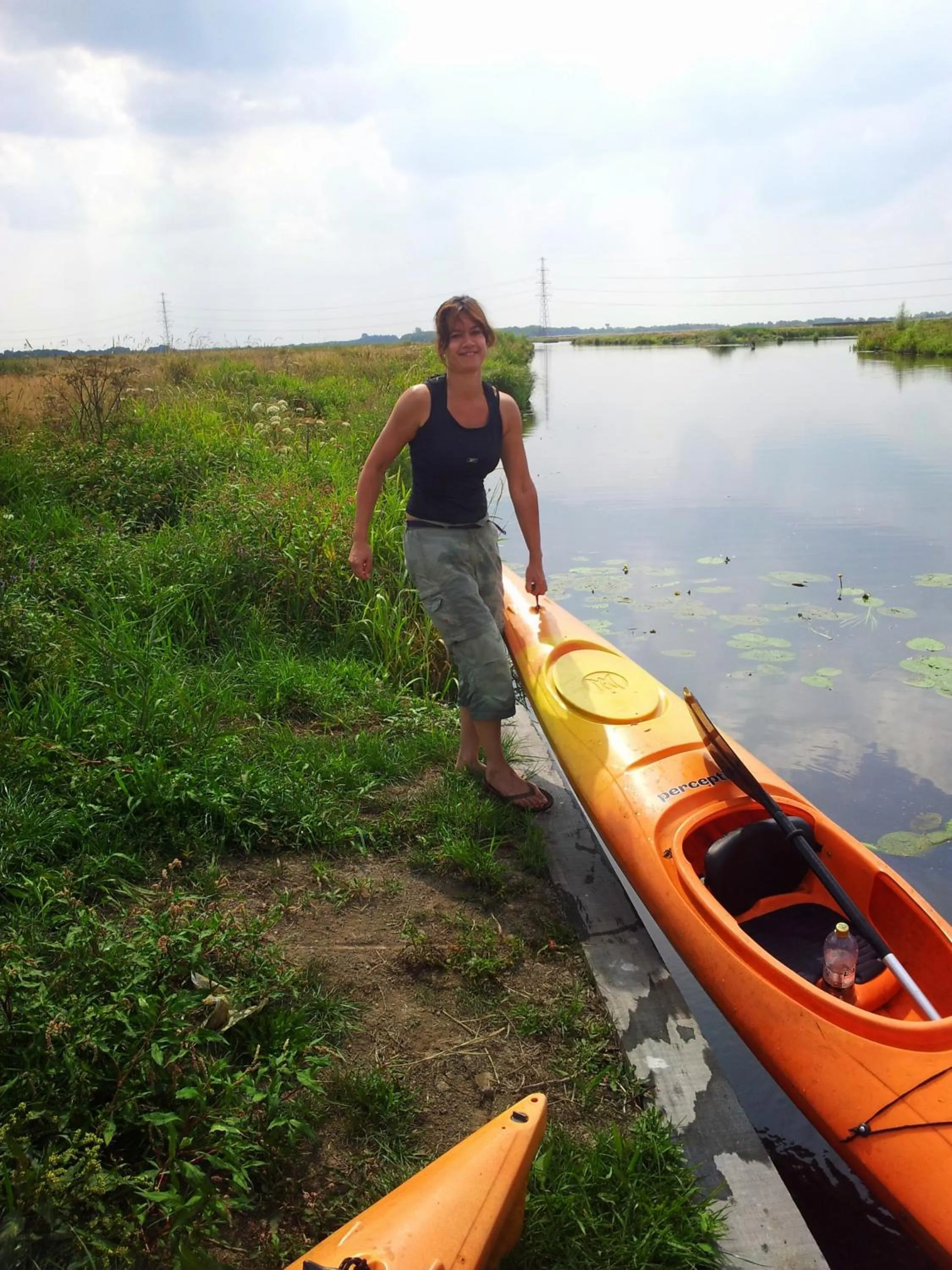 Canoeing in Logement de Kaap