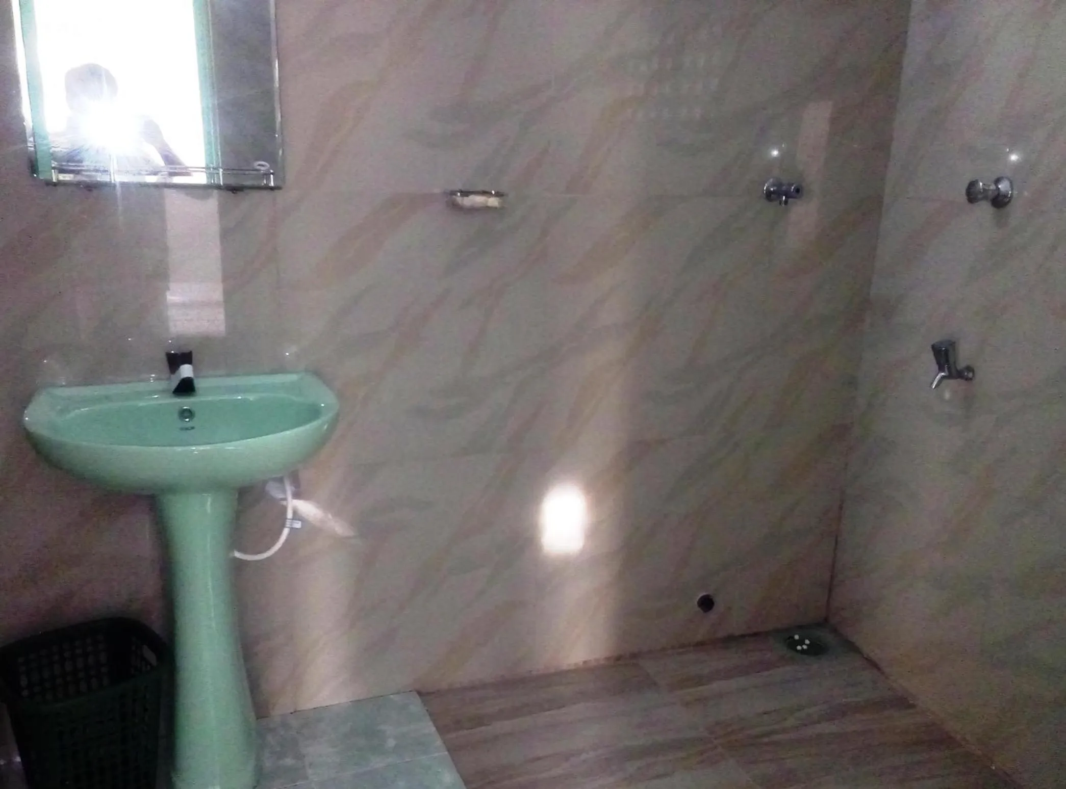 Shower in New White Villa