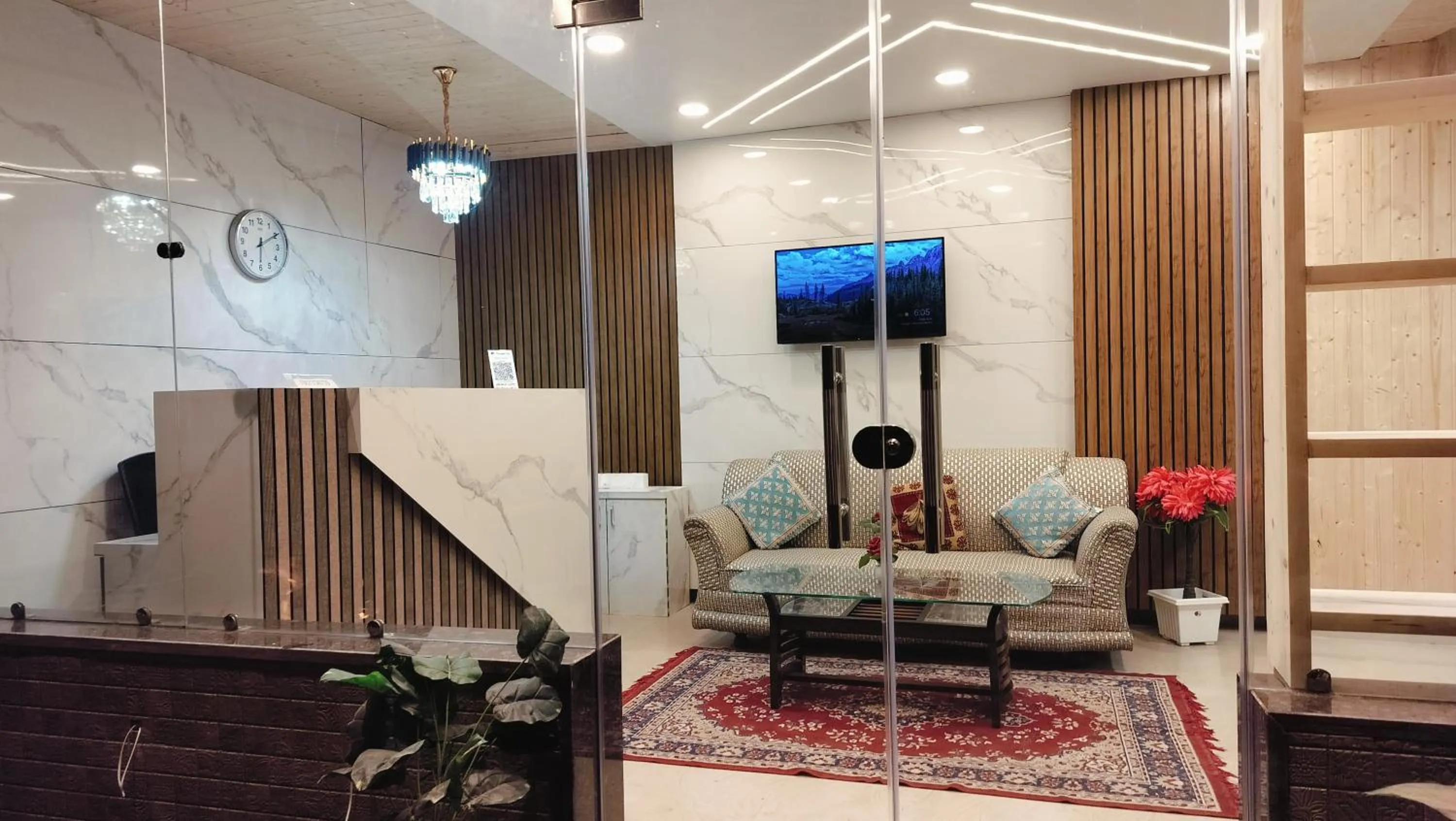 Lobby or reception in Hotel Kumar Residency
