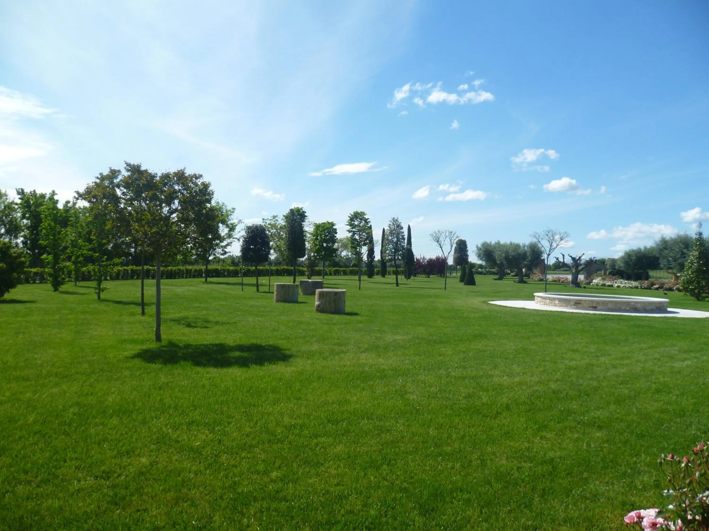 Garden view in Postiglione Country House