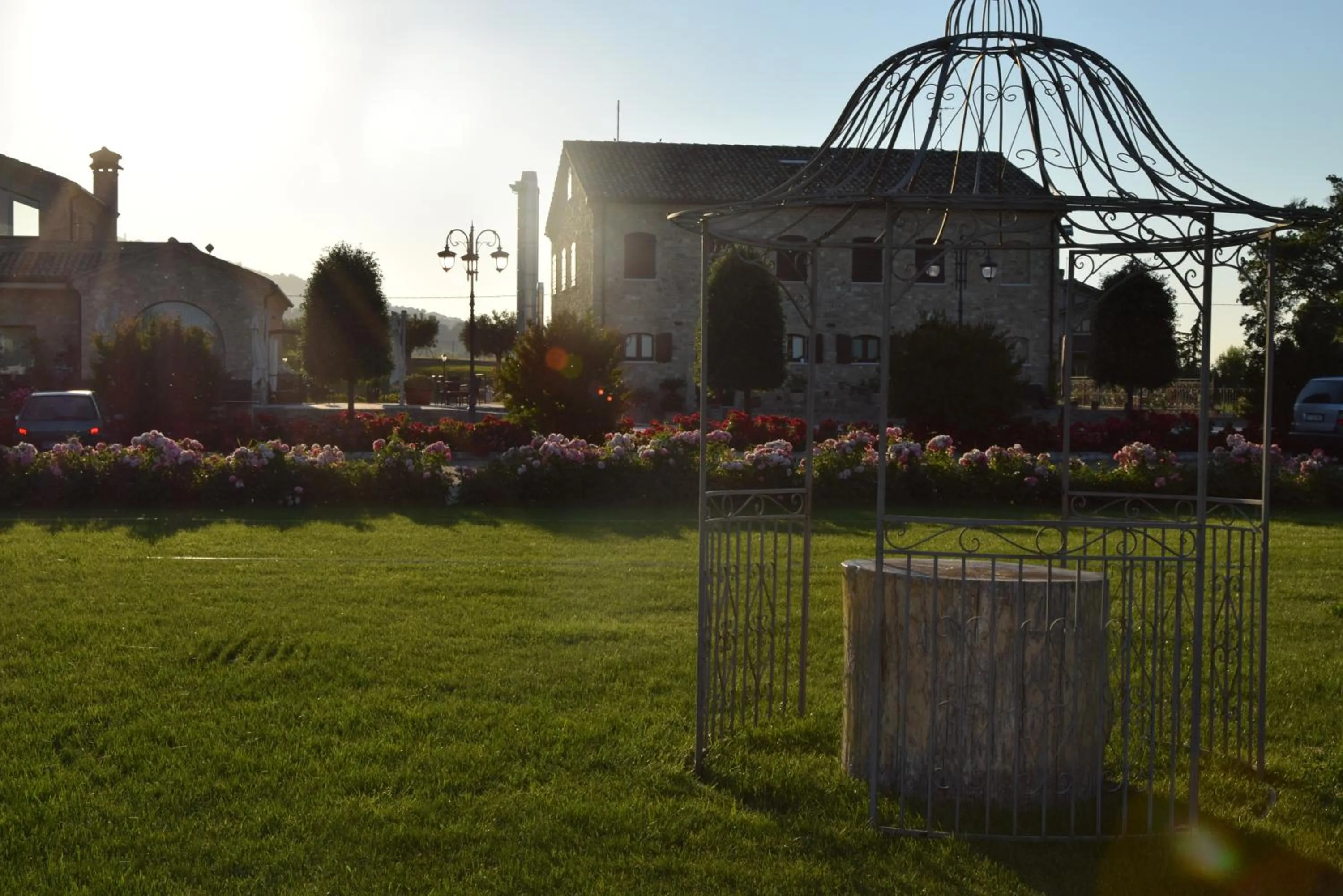 Garden view in Postiglione Country House