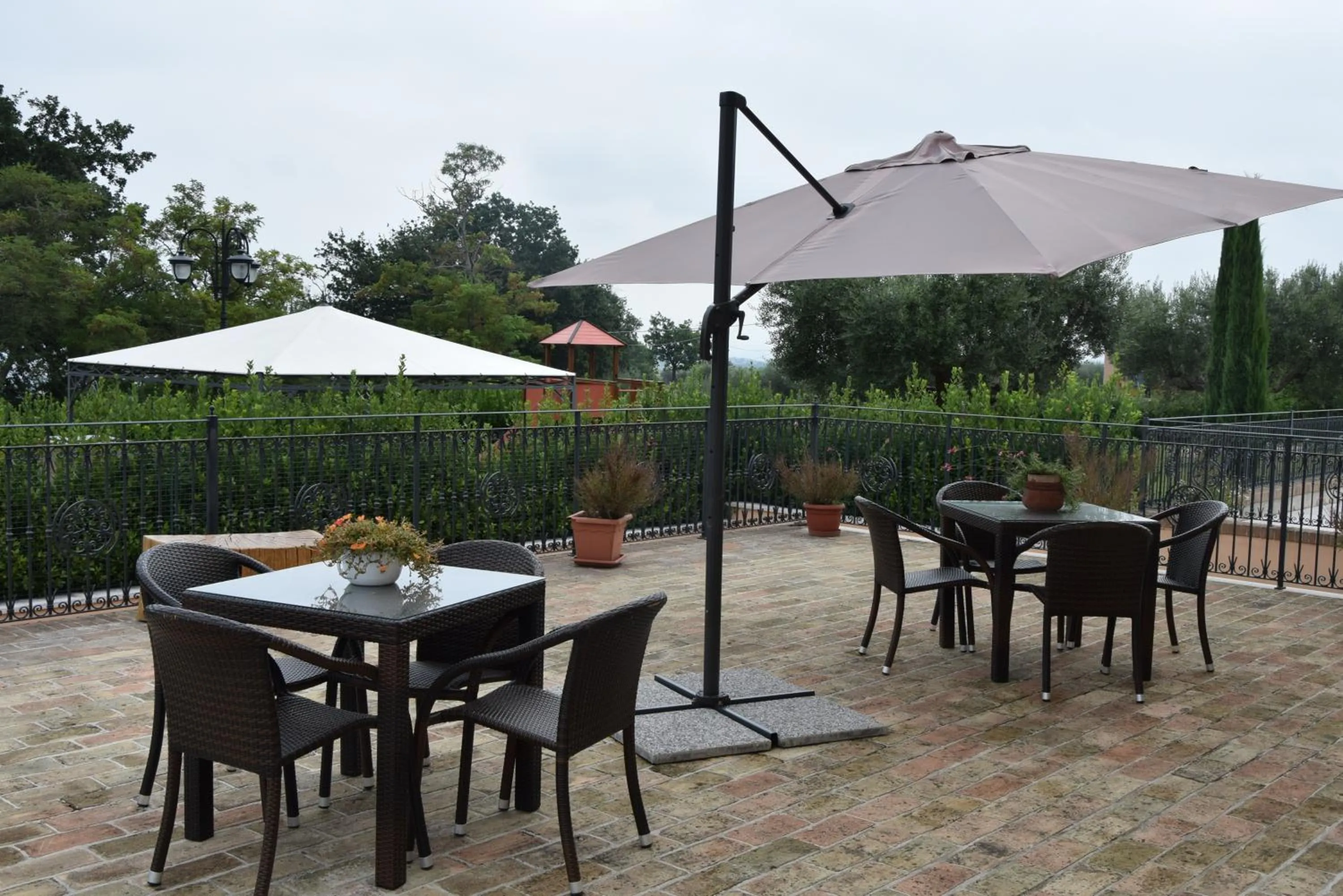 Balcony/Terrace in Postiglione Country House