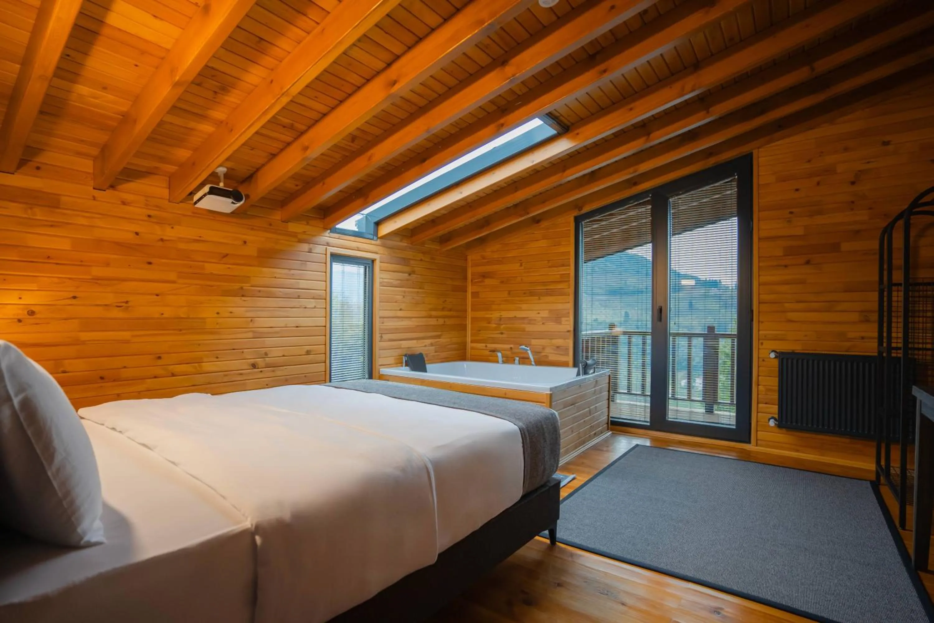 Bed in Mağmat Resort & Bungalows