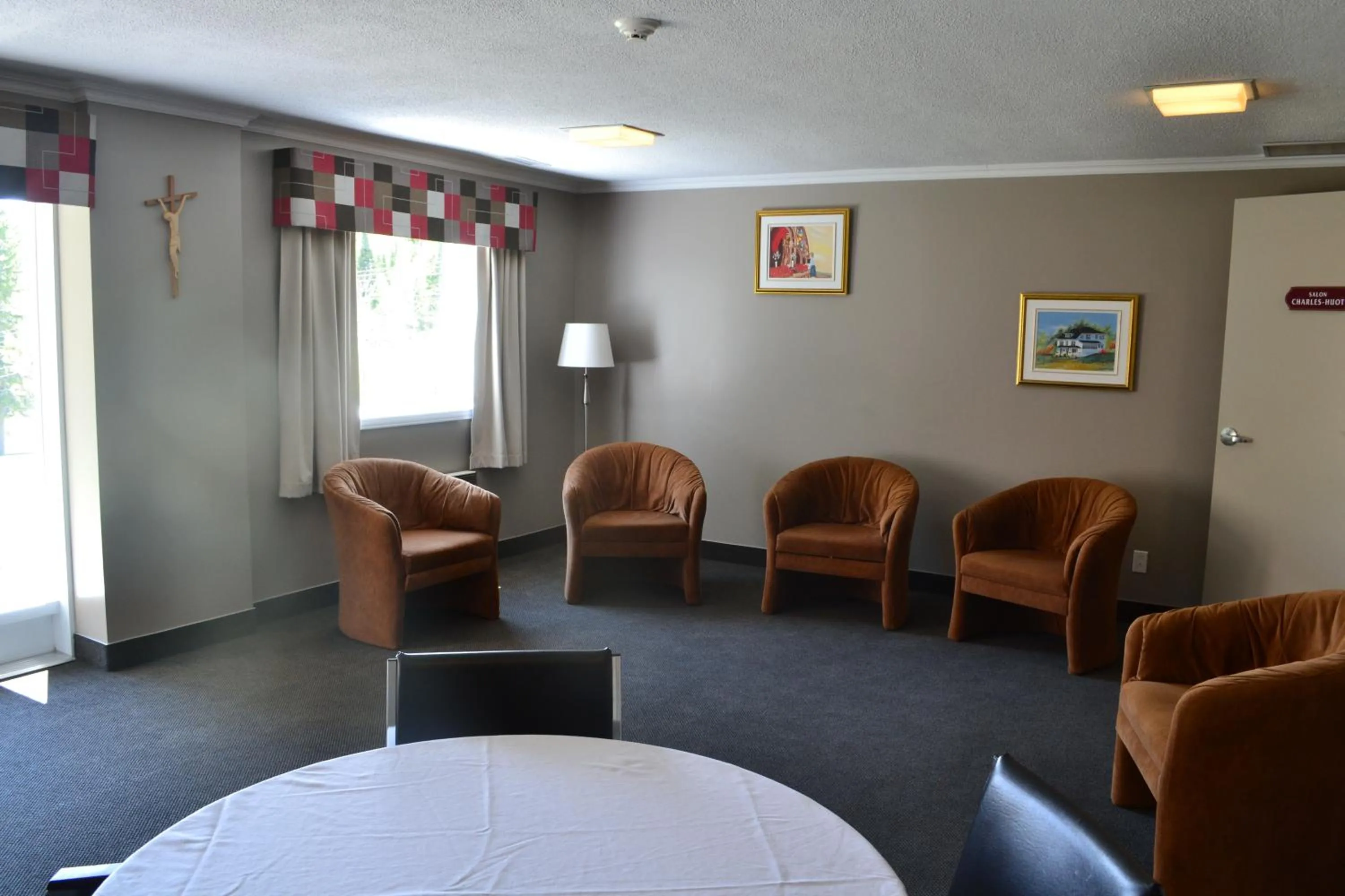 Seating area in Ermitage Saint-Antoine