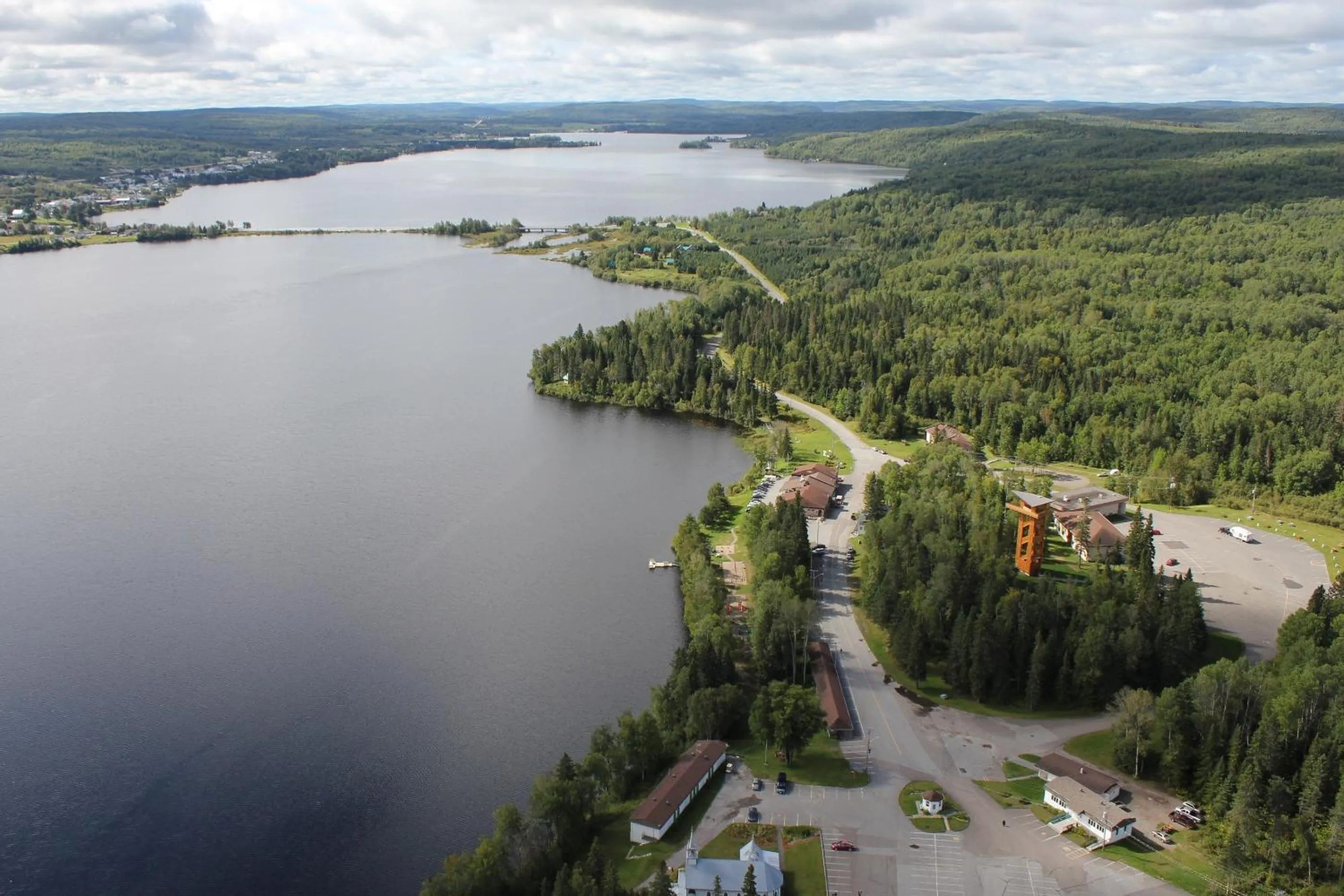 Bird's eye view in Ermitage Saint-Antoine