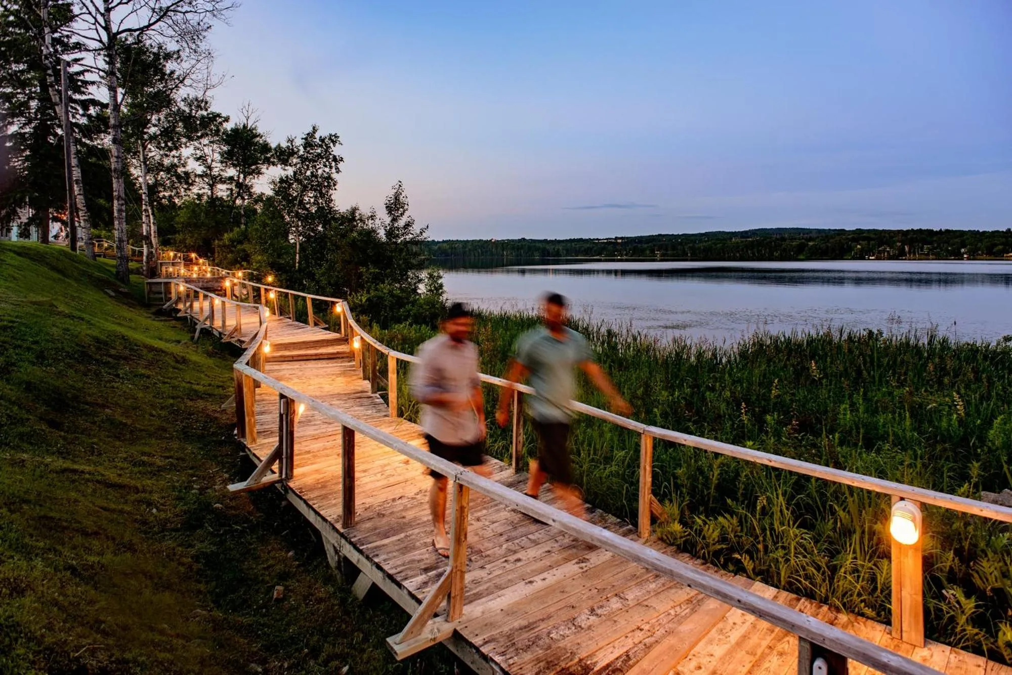 Hiking in Ermitage Saint-Antoine
