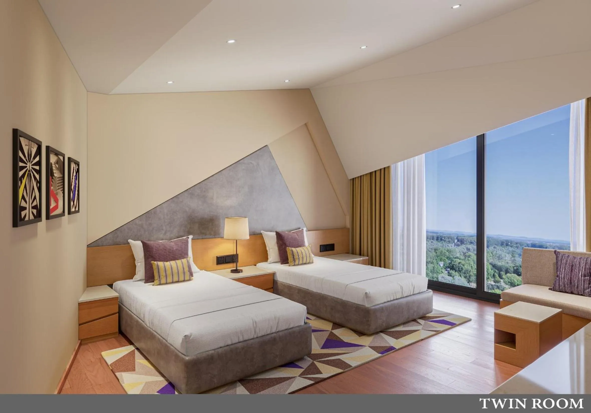 Bed in Vivanta New Delhi, Dwarka