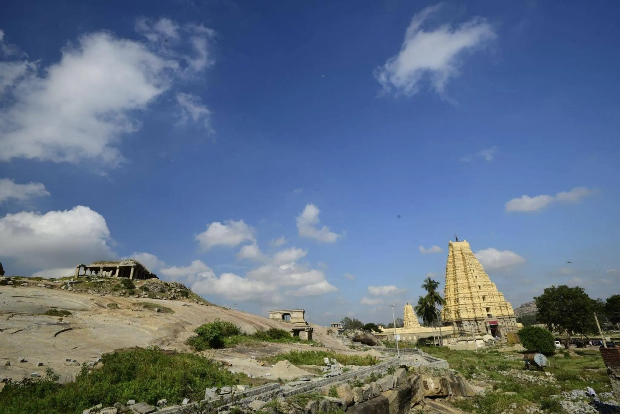 Landmark view in Padmaa Hampi Villa