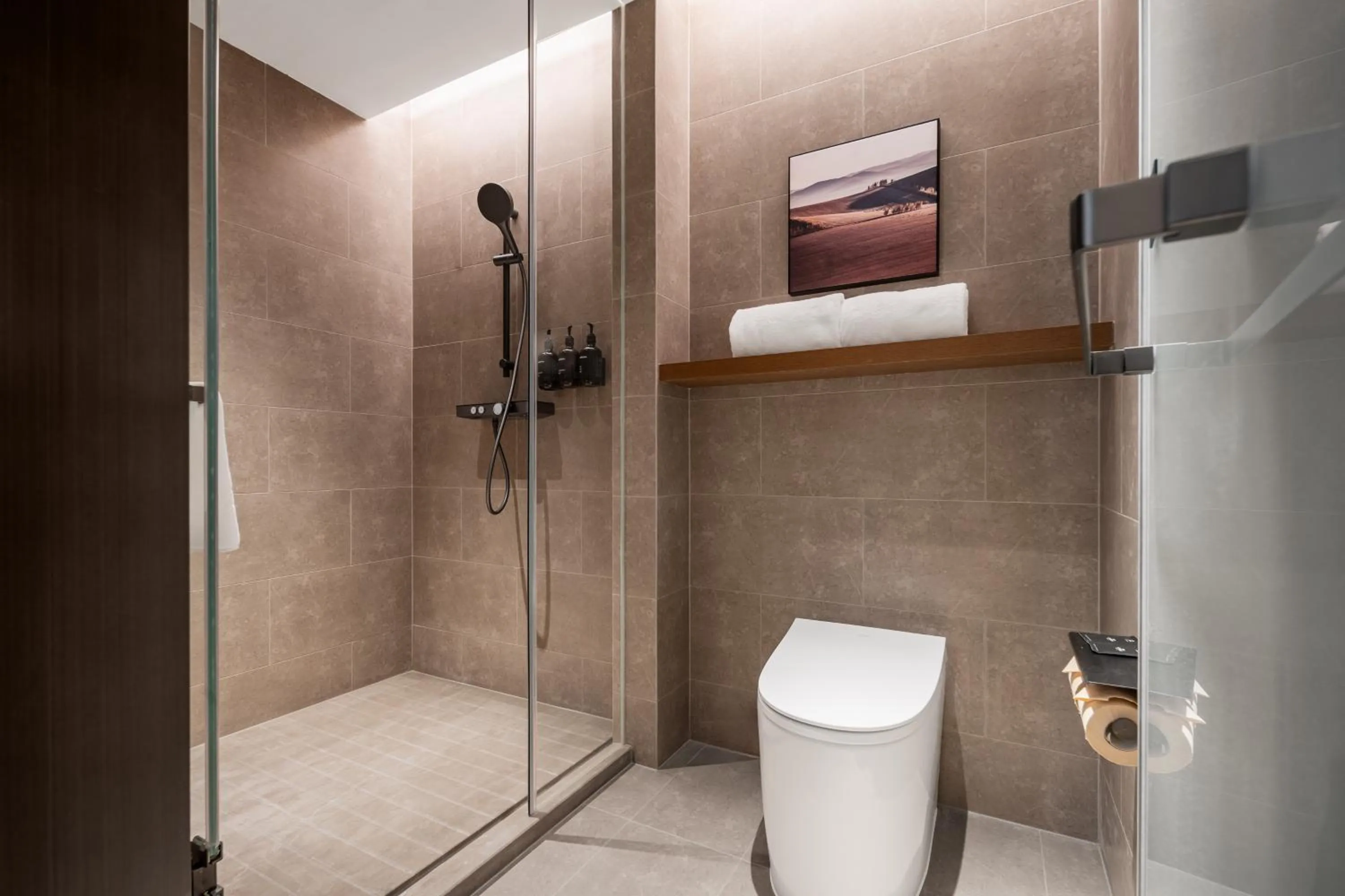 Shower in Atour Hotel Chongqing Jiangbei Airport Huanshan Park