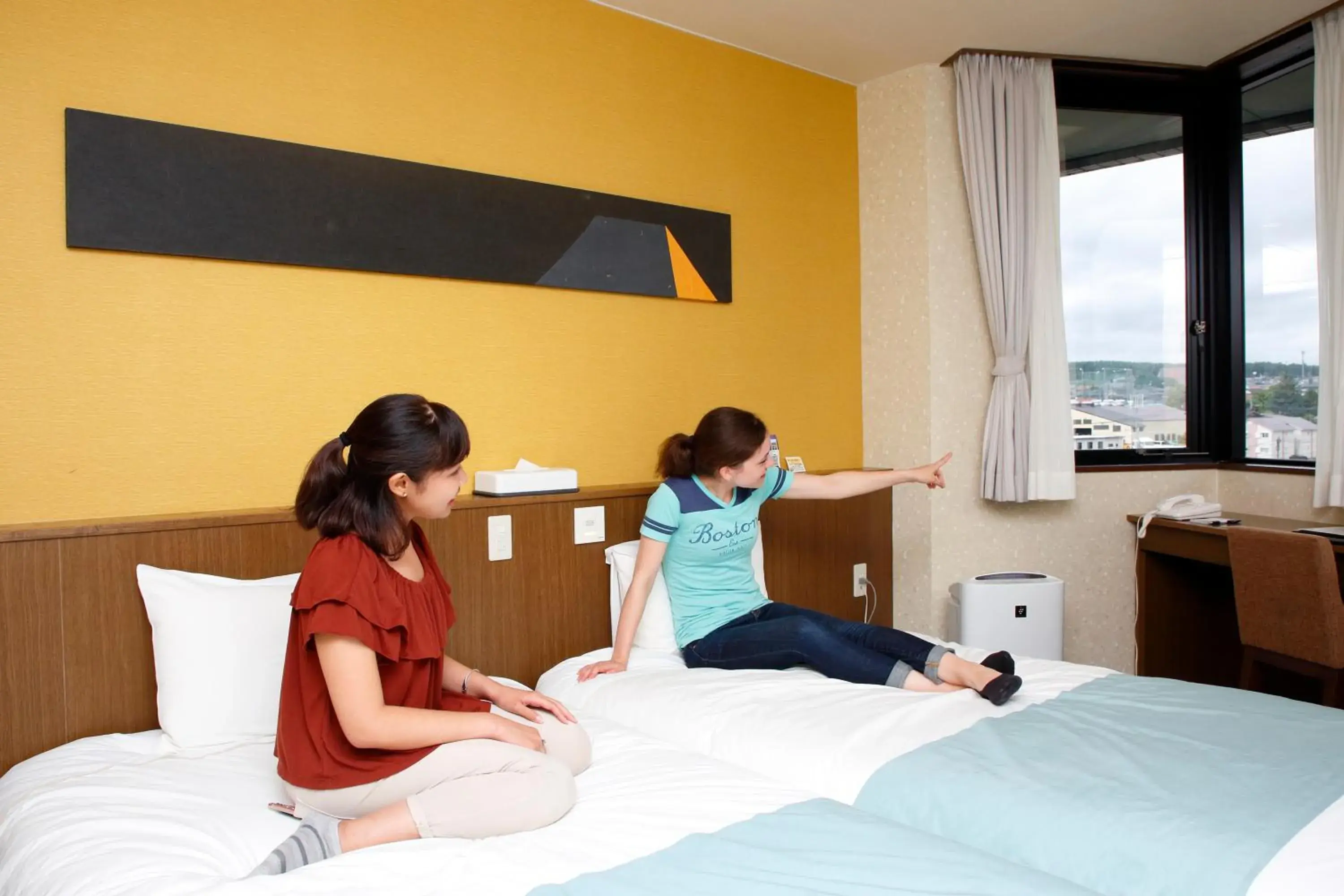 Hollywood Twin Room - Non-Smoking in Fujisan Station Hotel Hollywood Twin Room - Non-Smoking in Fujisan Station Hotel