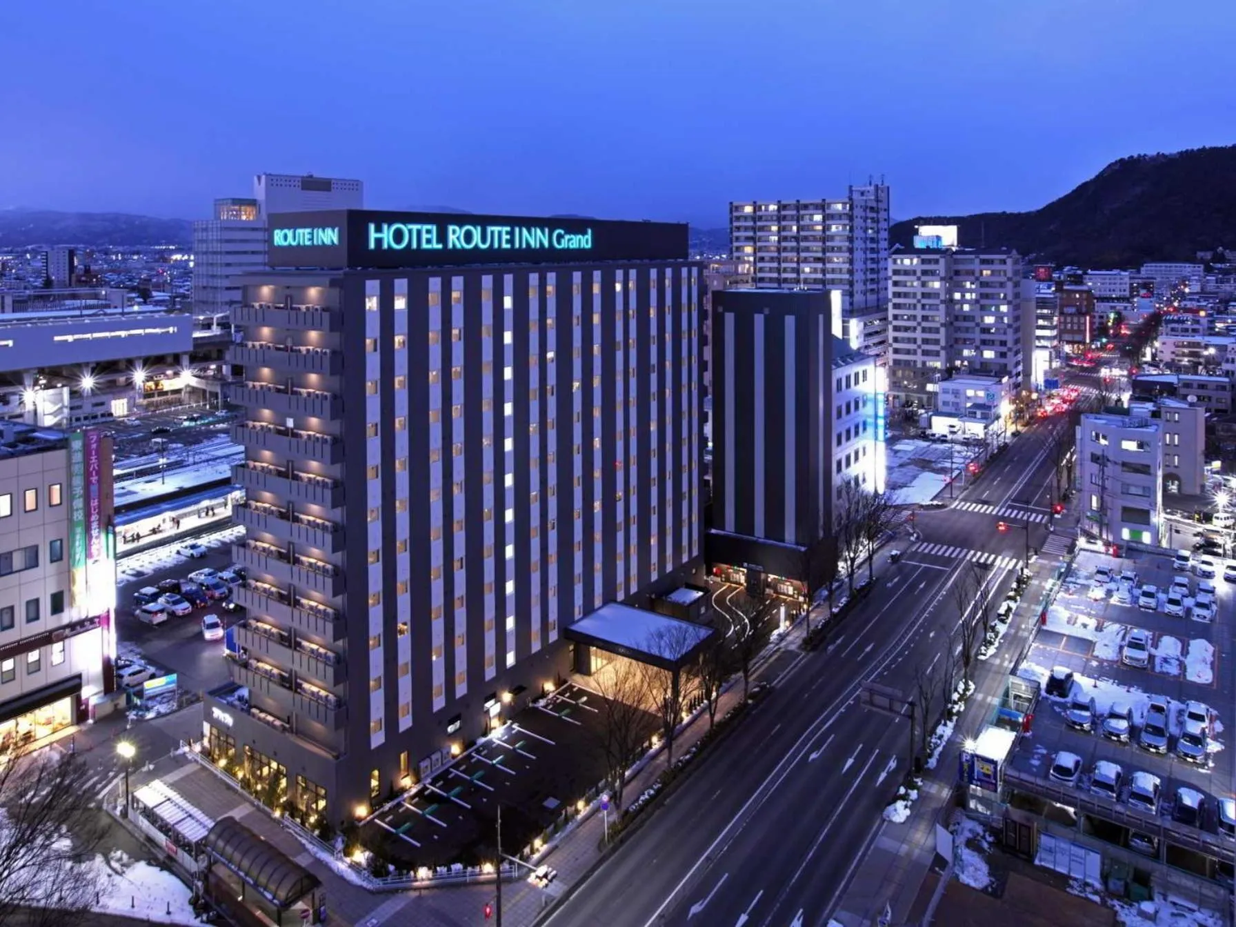 Property building in Hotel Route Inn Grand Fukushima Ekimae Higashiguchi