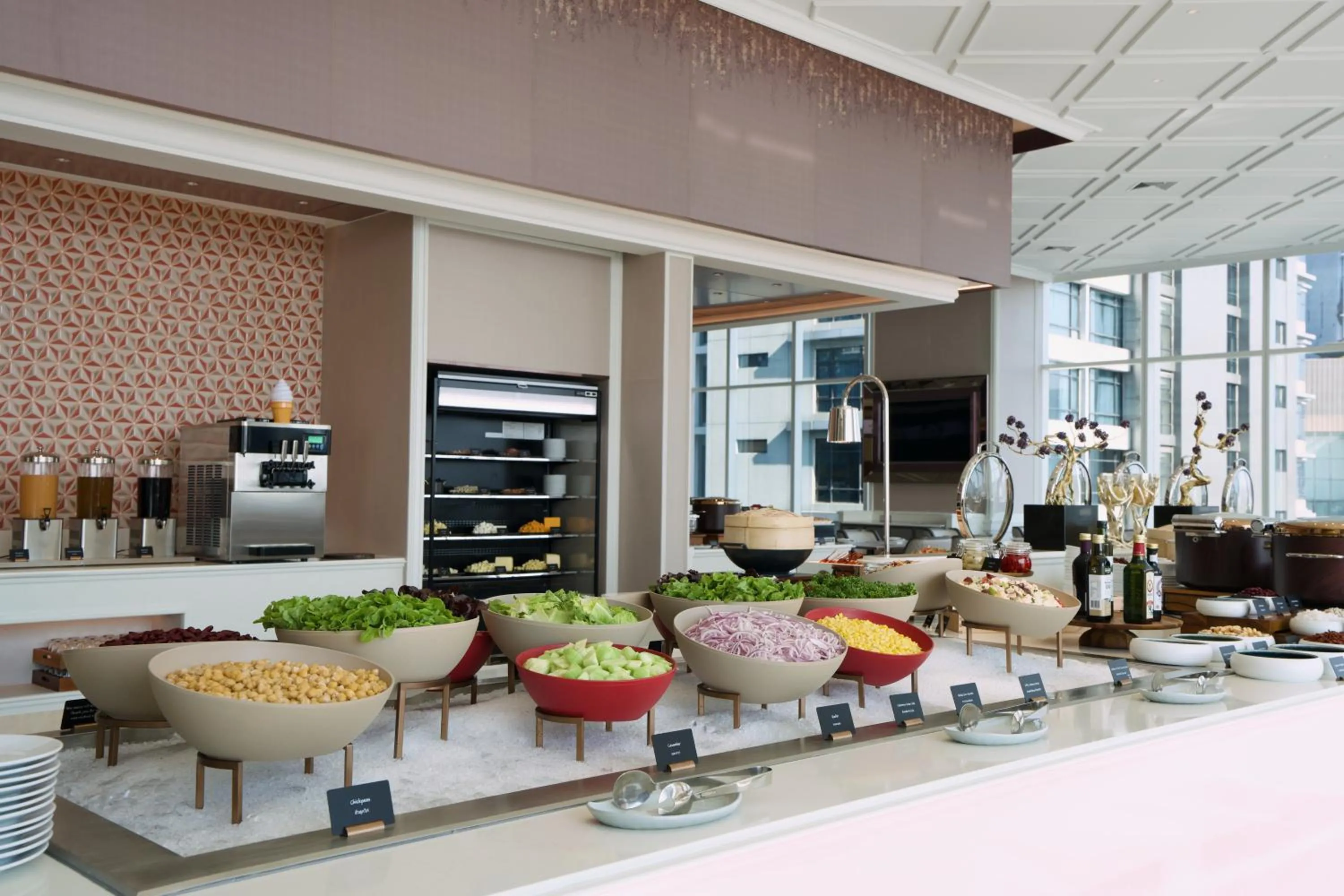 Buffet breakfast in Grande Centre Point Lumphini Bangkok