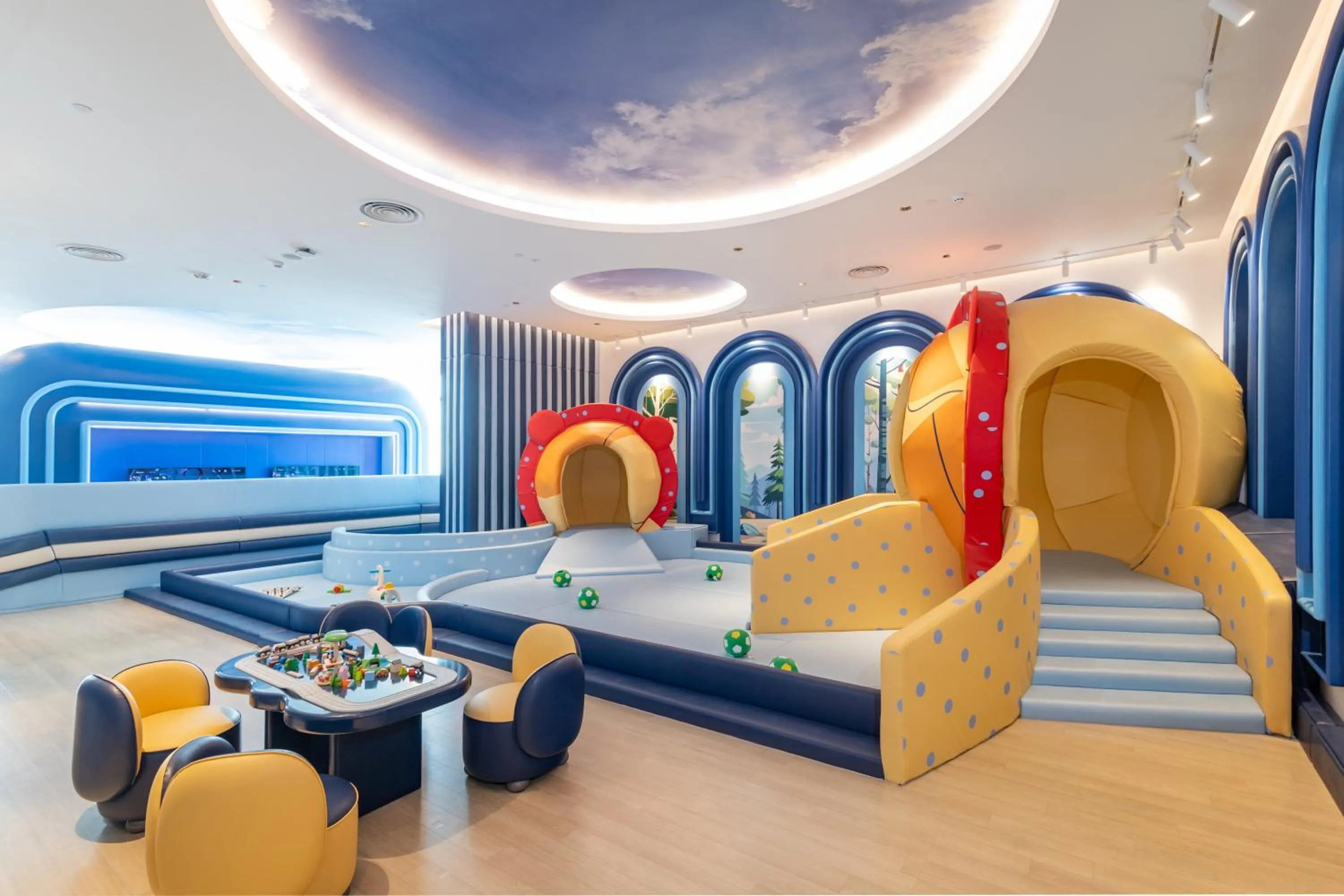 Children play ground in Grande Centre Point Lumphini Bangkok