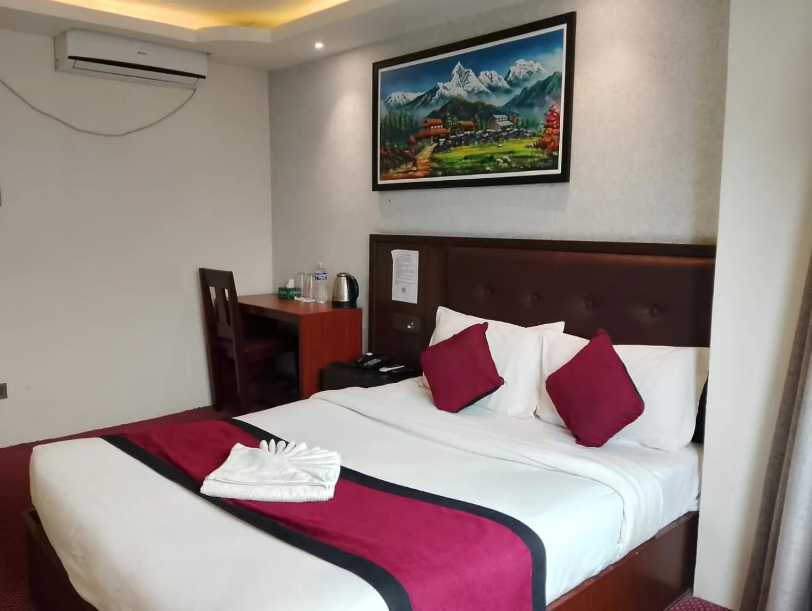 Bed in Hotel De Universal