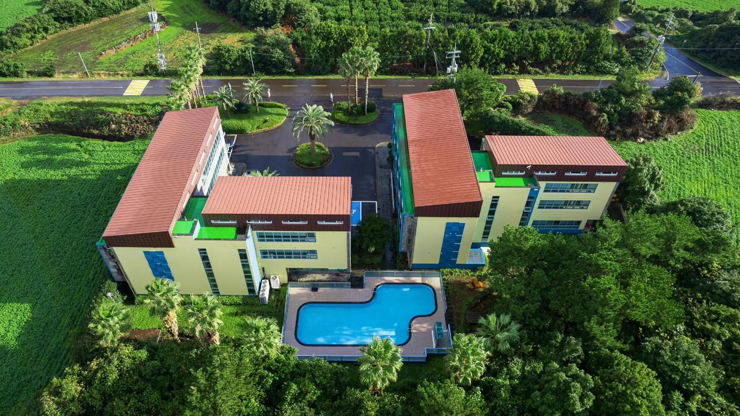 Bird's eye view in FromH T Resort Jeju Seongsan