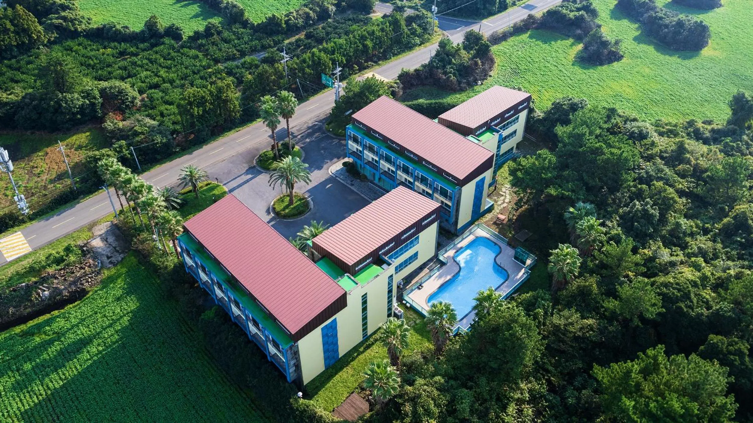 Bird's eye view in FromH T Resort Jeju Seongsan