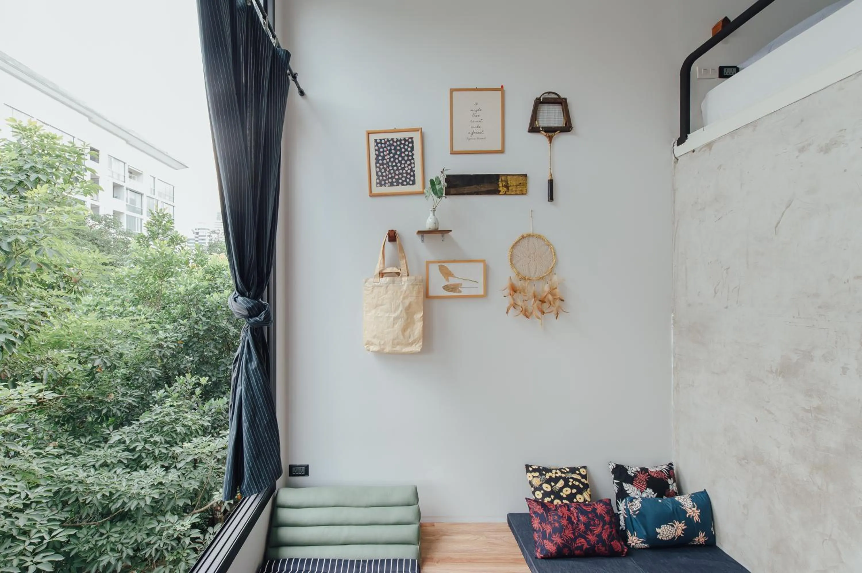 Bedroom in The Yard Bangkok Hostel