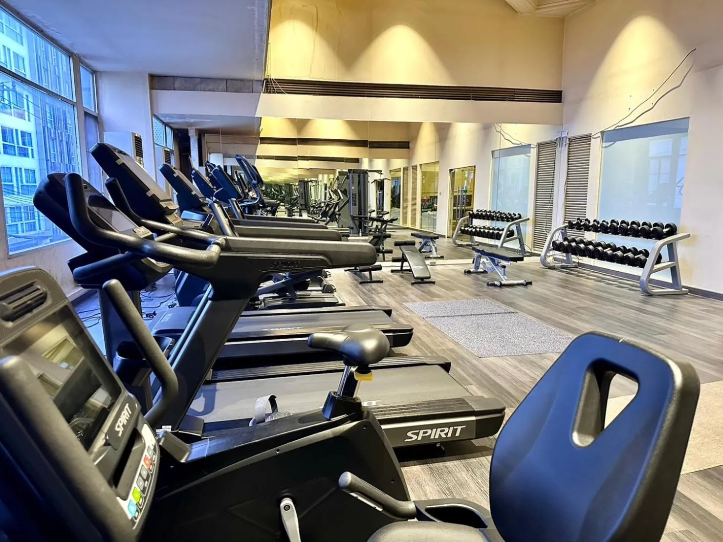 Fitness centre/facilities in Grace Hotel