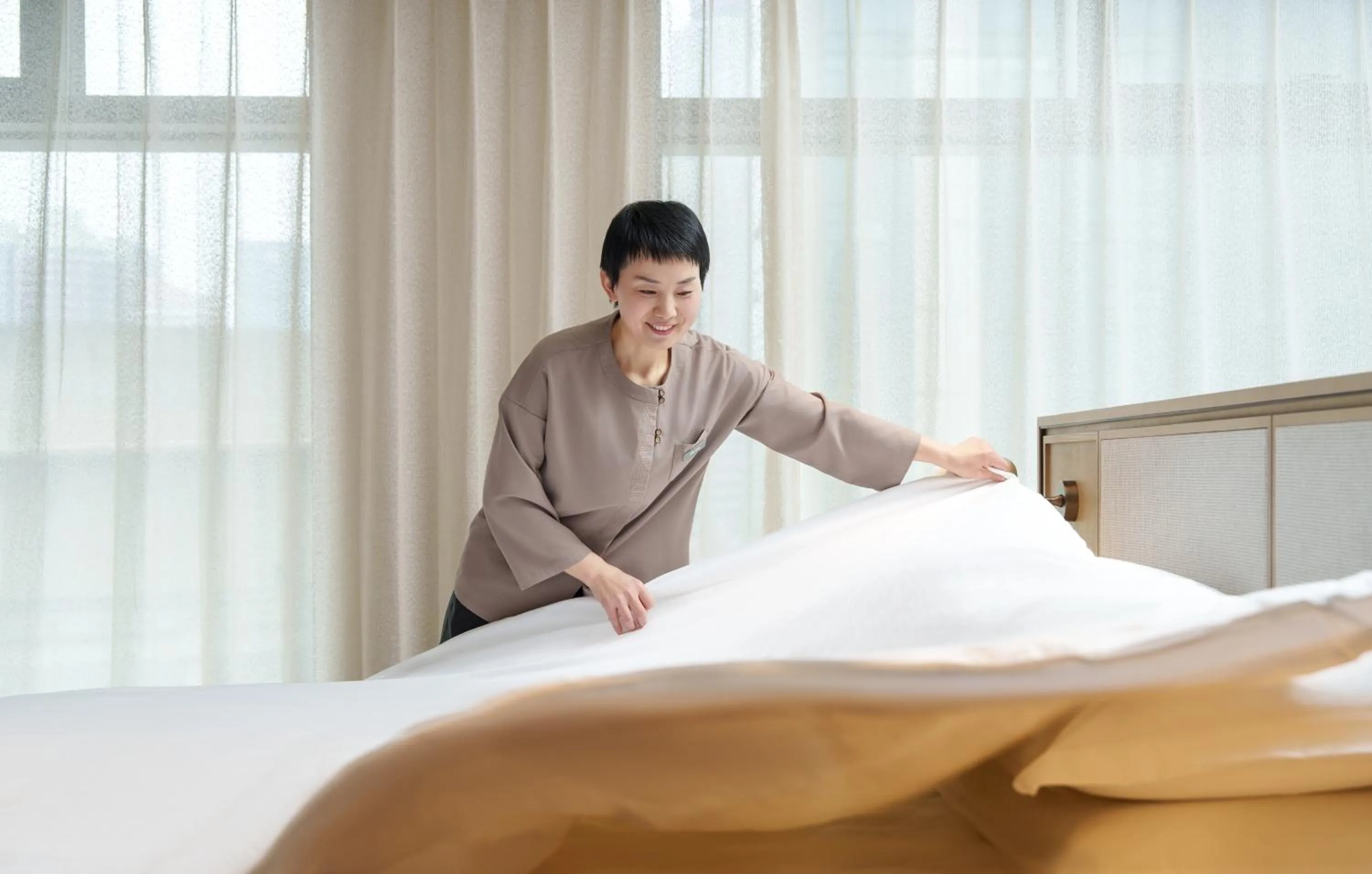 People, Bed in Ming Hotel Nanjing - MGallery Collection